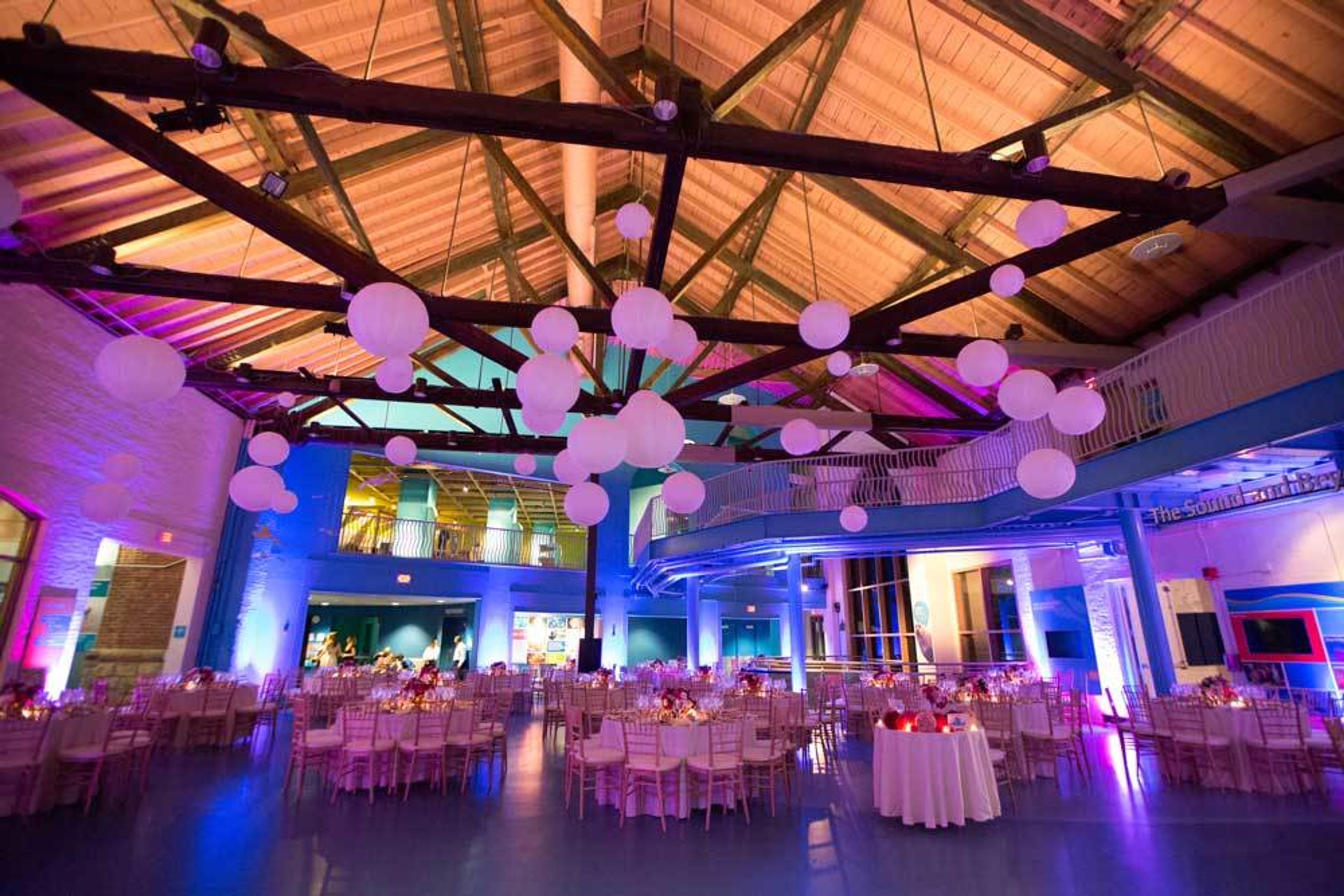 Newman's Own Hall, an event space at Maritime Aquarium at Norwalk