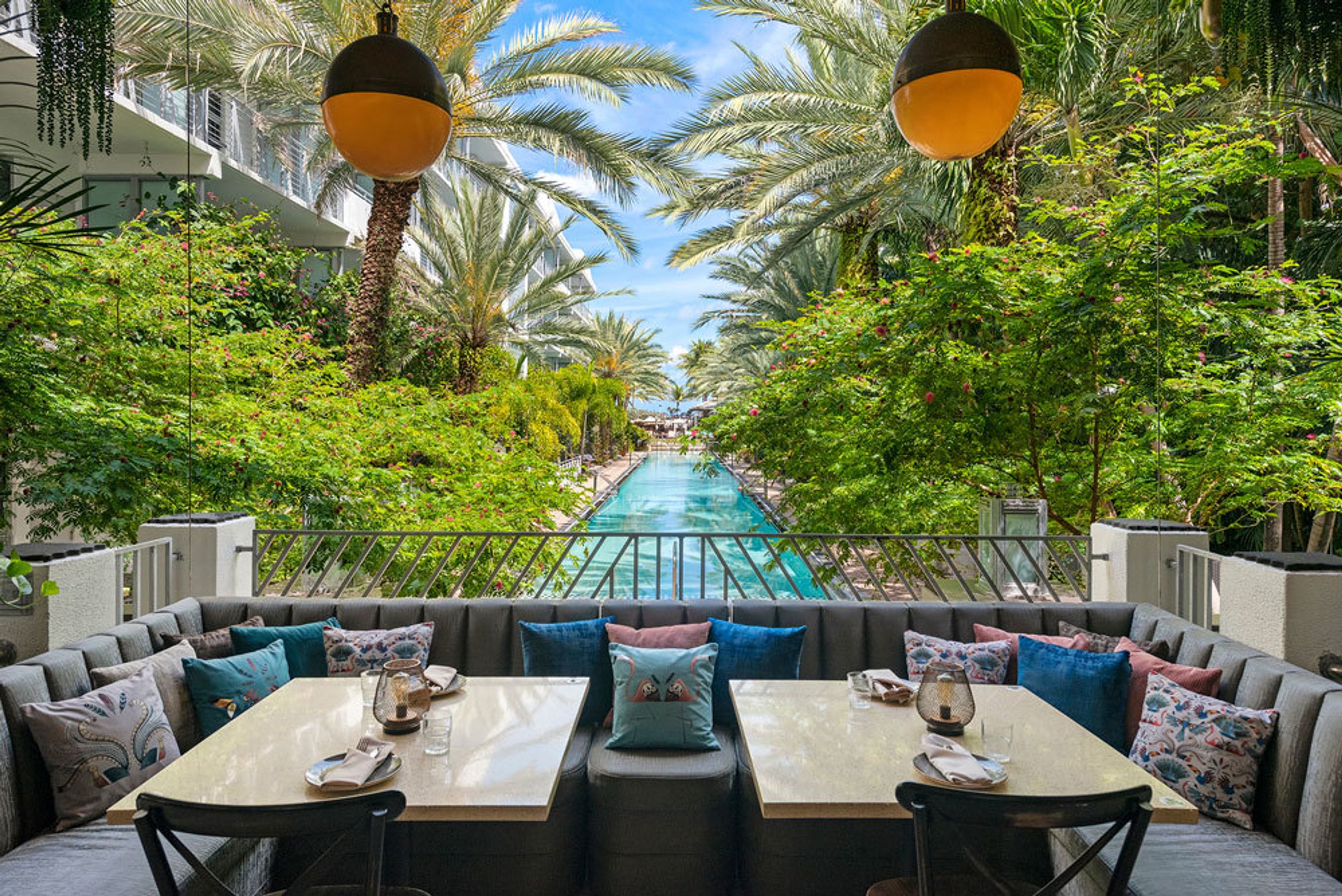 Garden Terrace, an event space at National Hotel Miami Beach