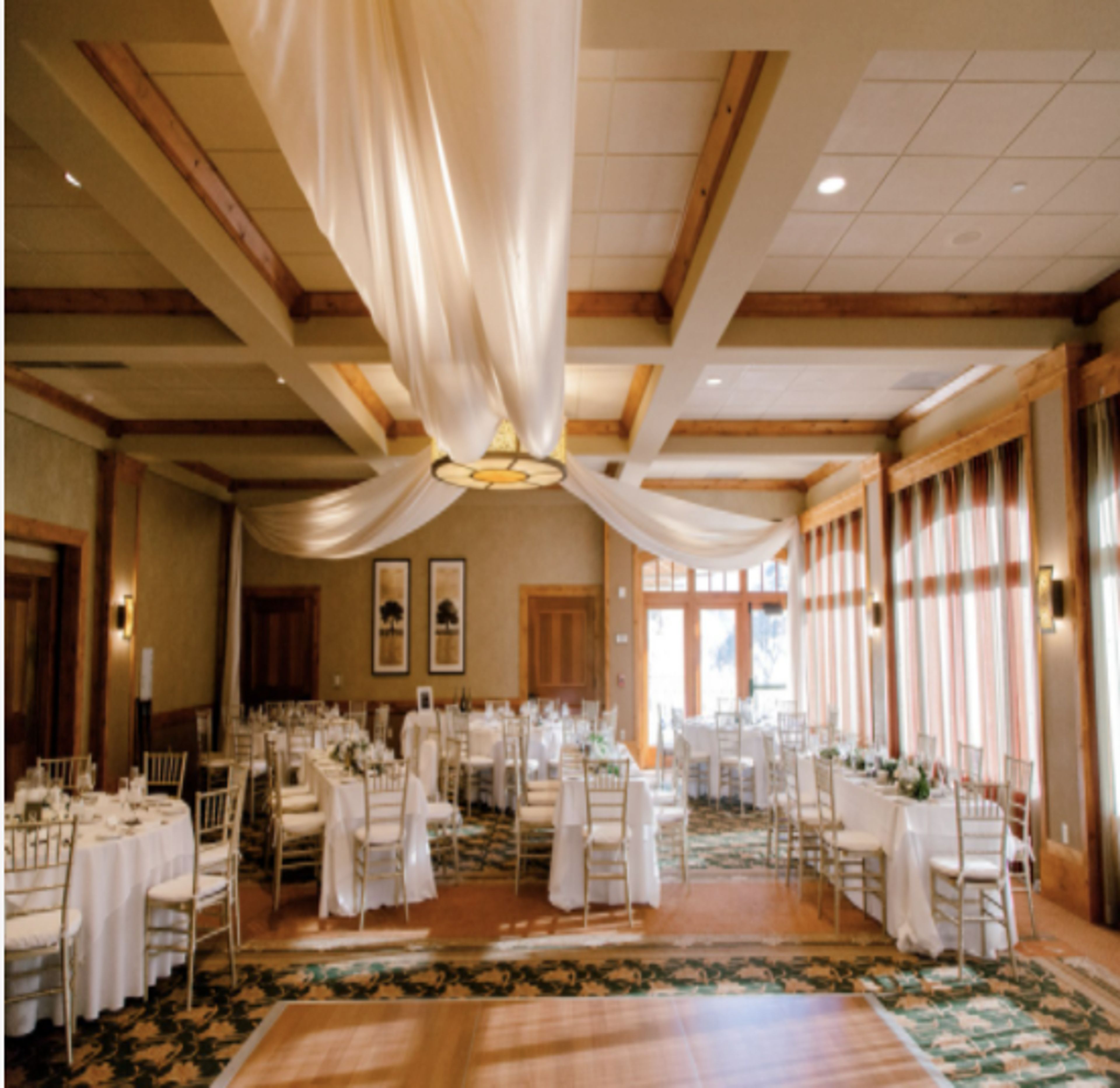 The Ballroom, an event space at Marin Country Club