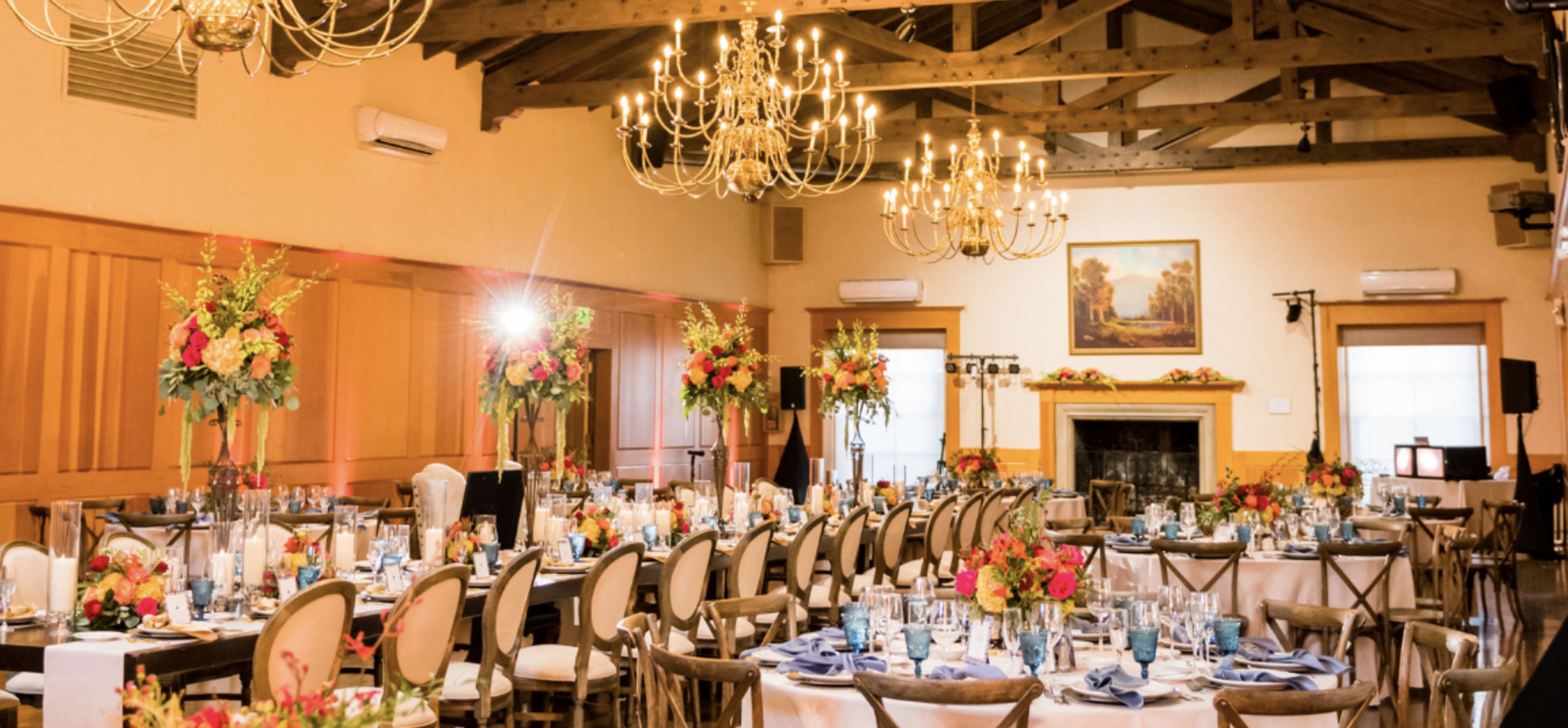 Main Dining Room, an event space at University Club of Pasadena