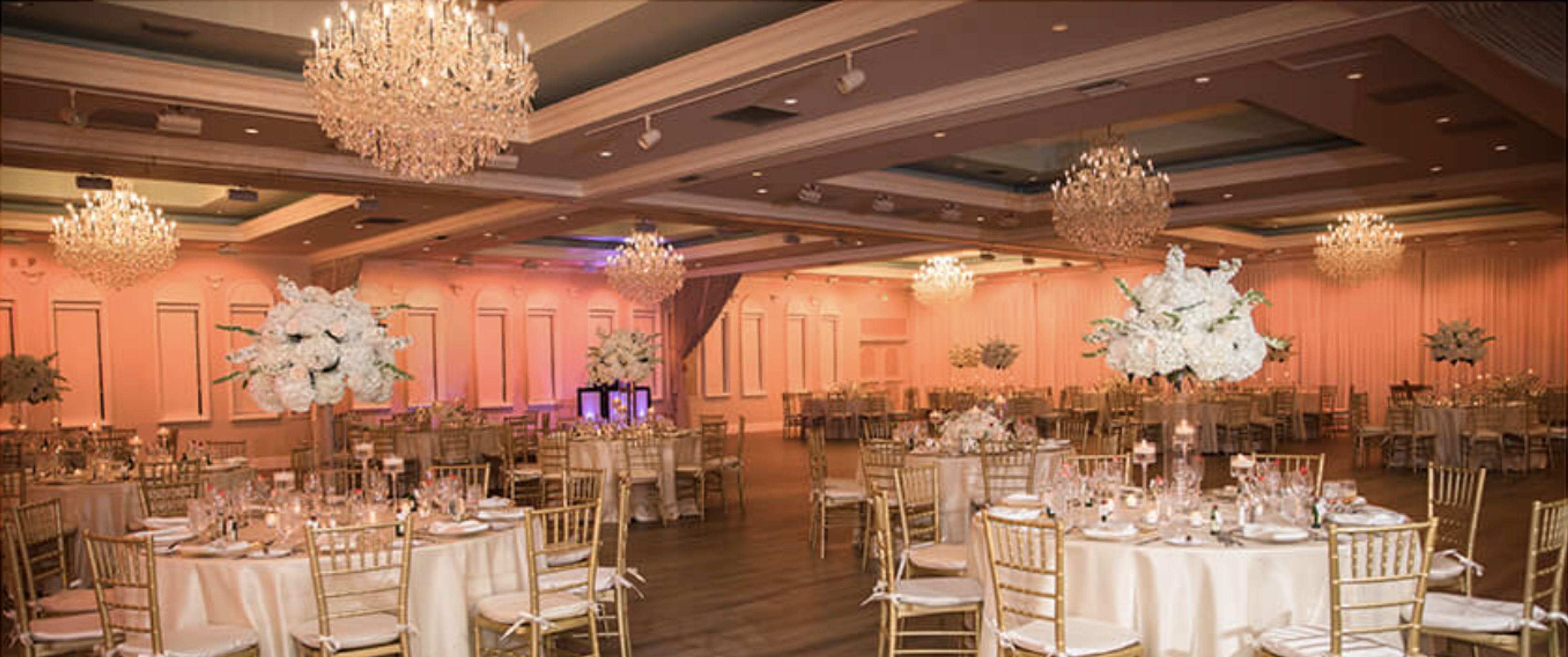 The Grand Ballroom, an event space at Benvenuto Restaurant