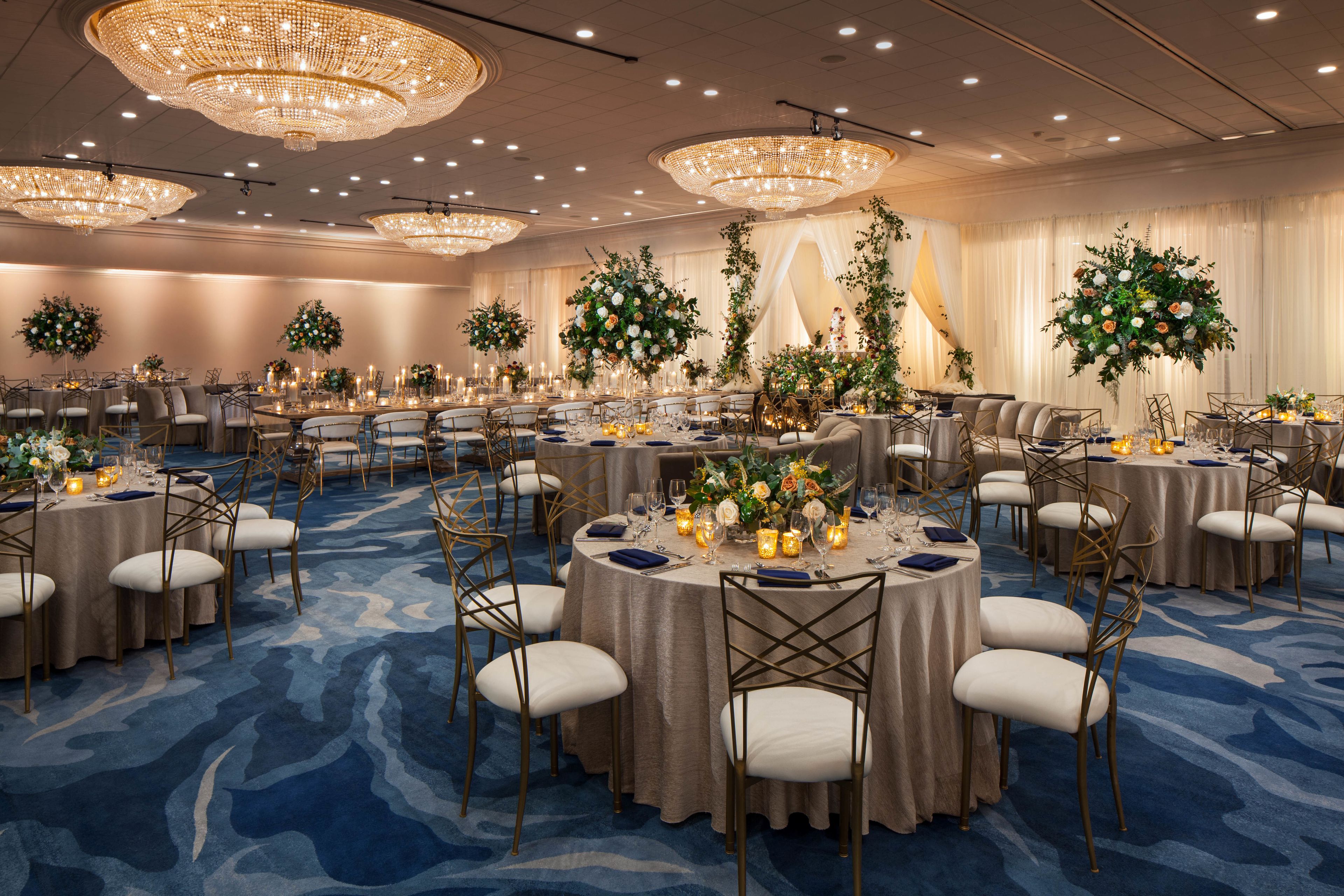 Consort Ballroom, an event space at The Westin Oaks Houston at the Galleria