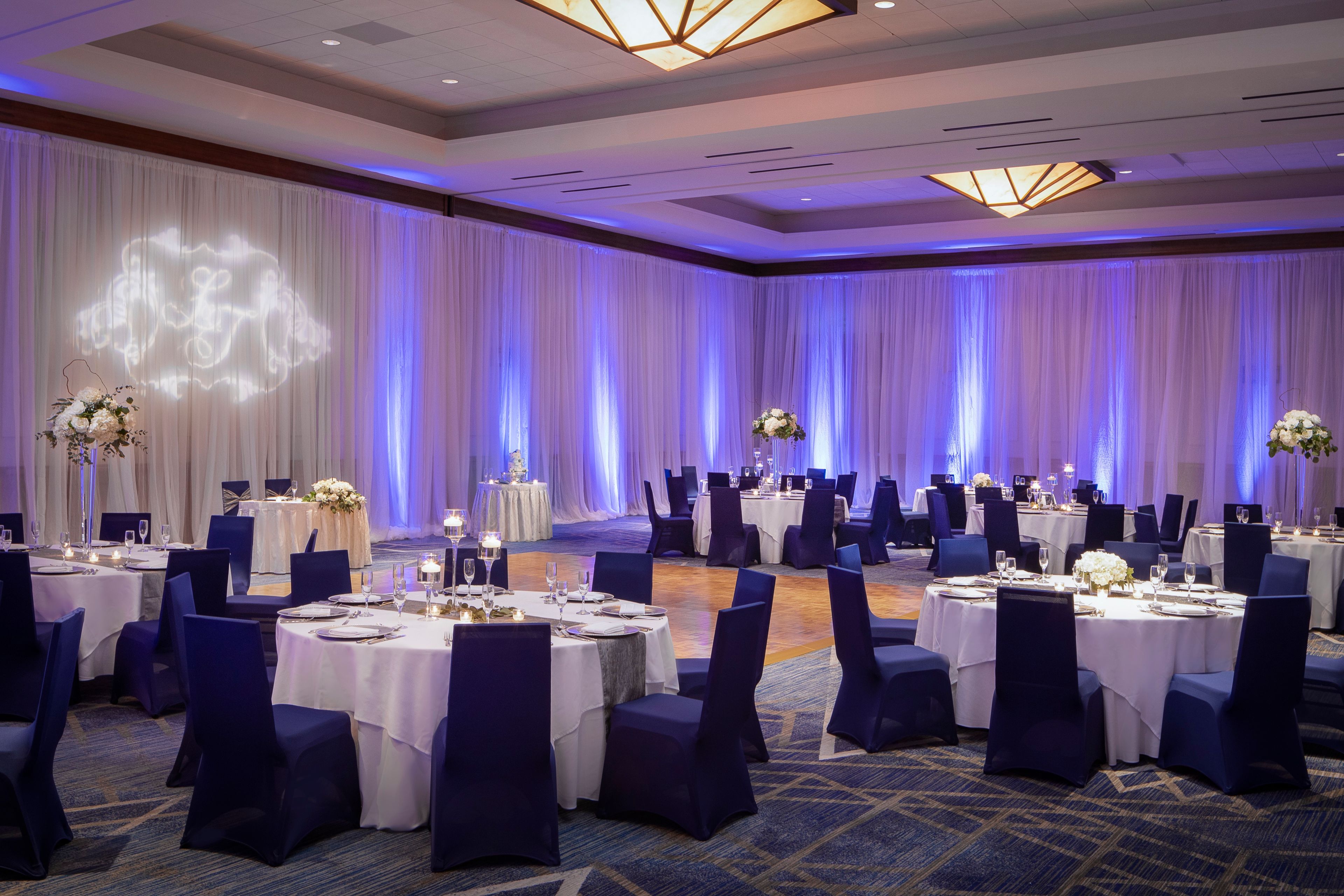 Montgomery Ballroom, an event space at The Woodlands Waterway Marriott Hotel & Convention Center