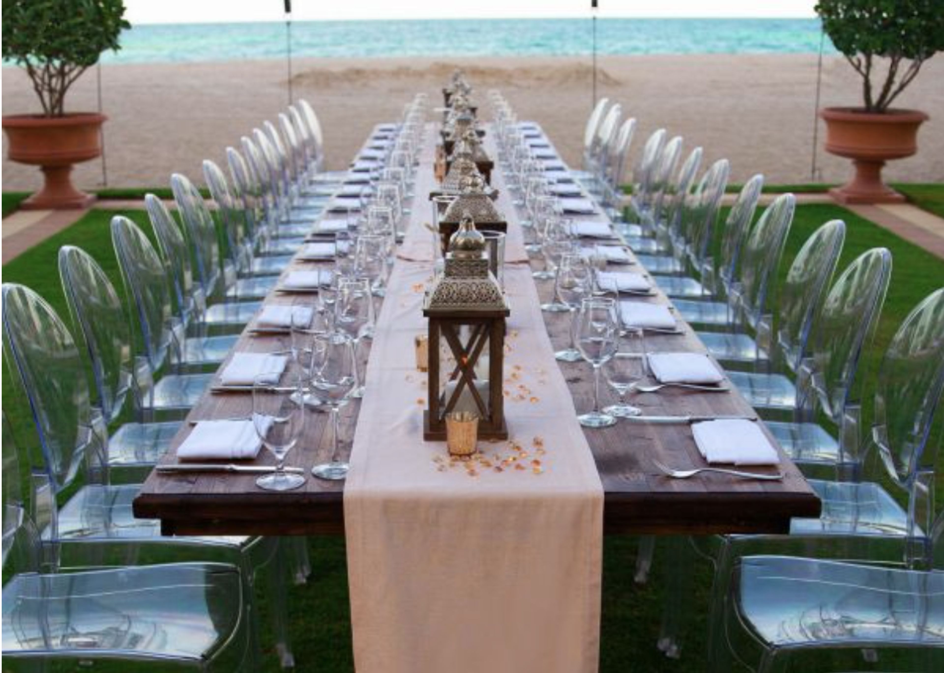 Front Lawn, an event space at Acqualina Resort & Spa