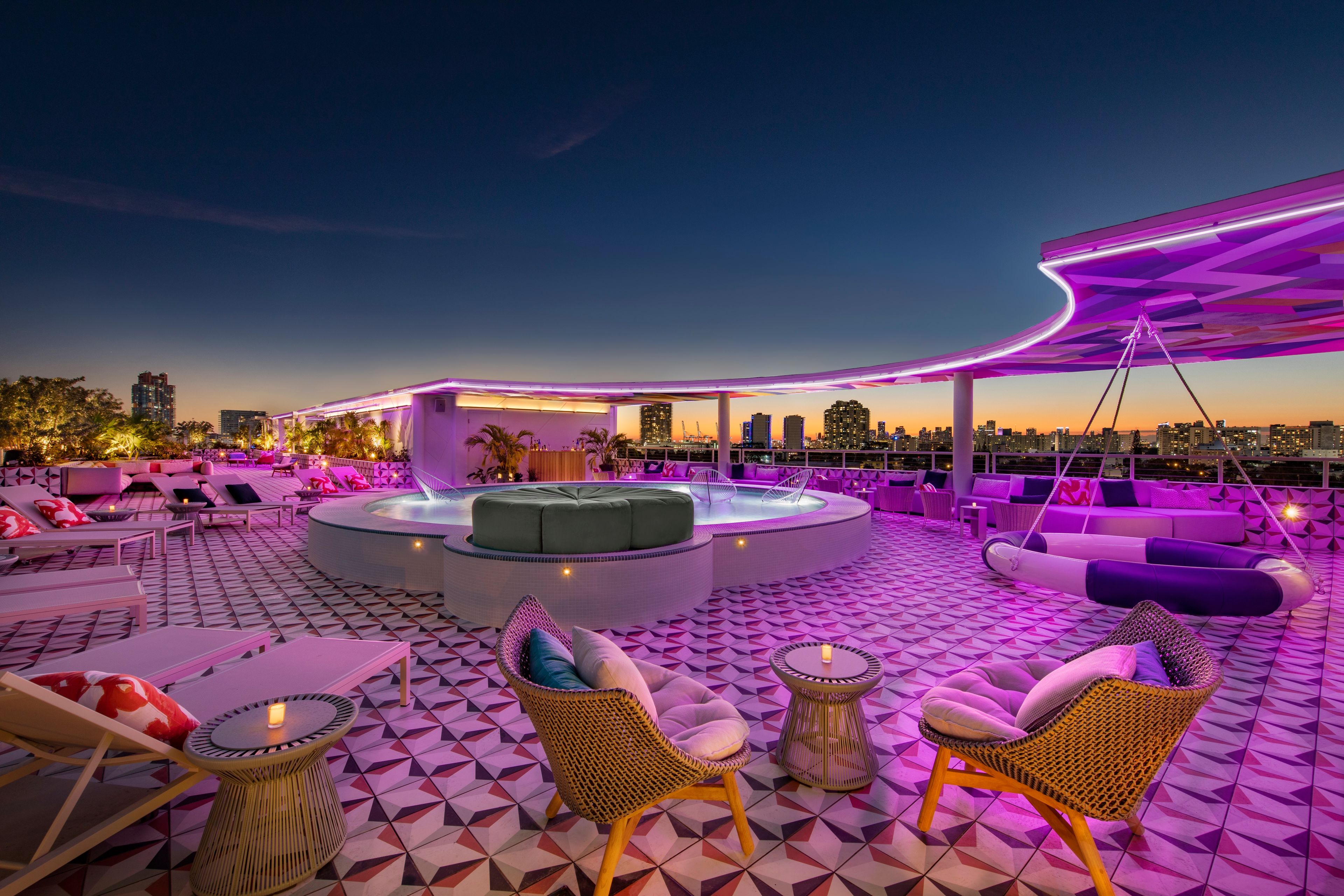 The Upside, an event space at Moxy Miami South Beach