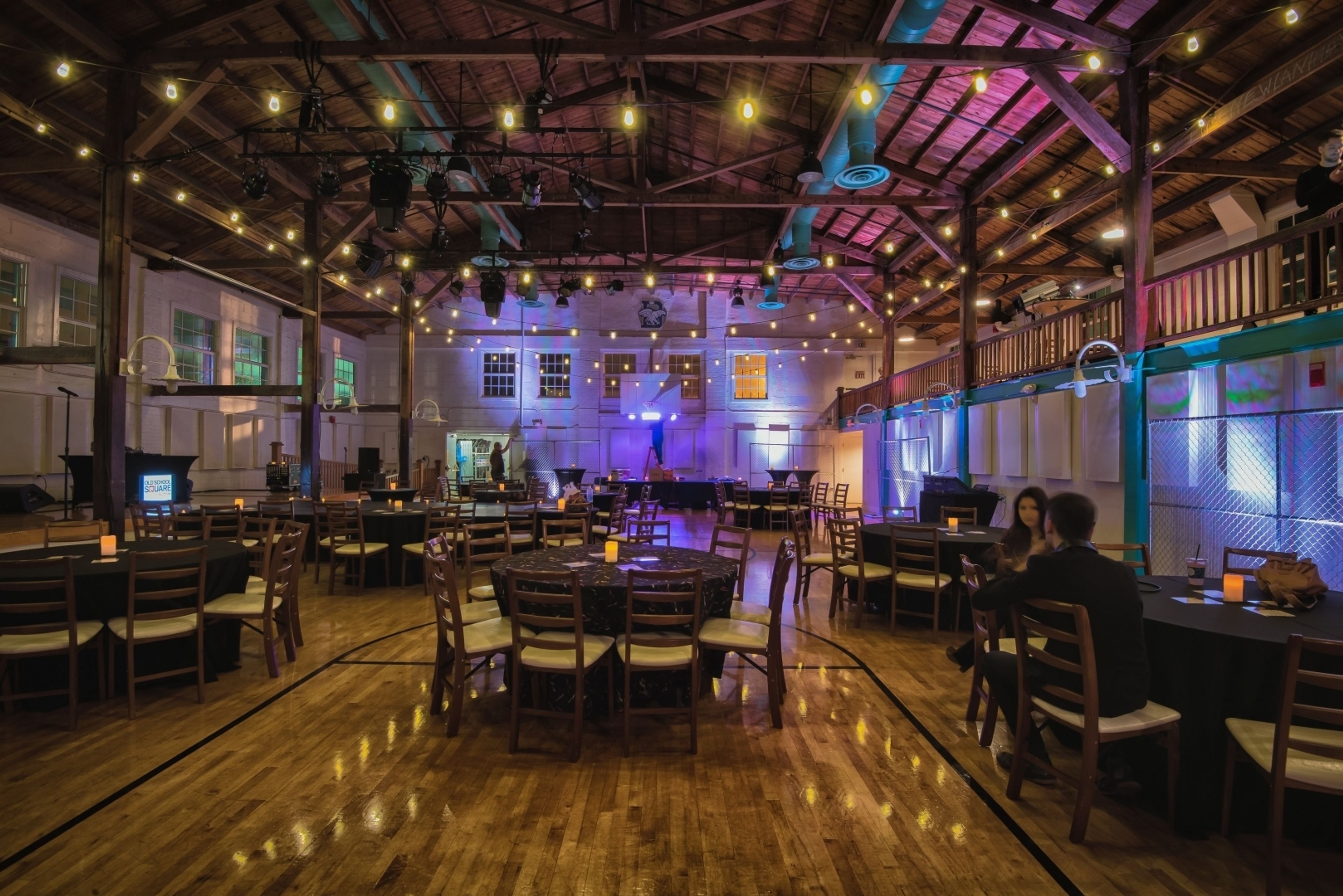 The Fieldhouse at Old School Square, an event space at The Fieldhouse at Old School Square