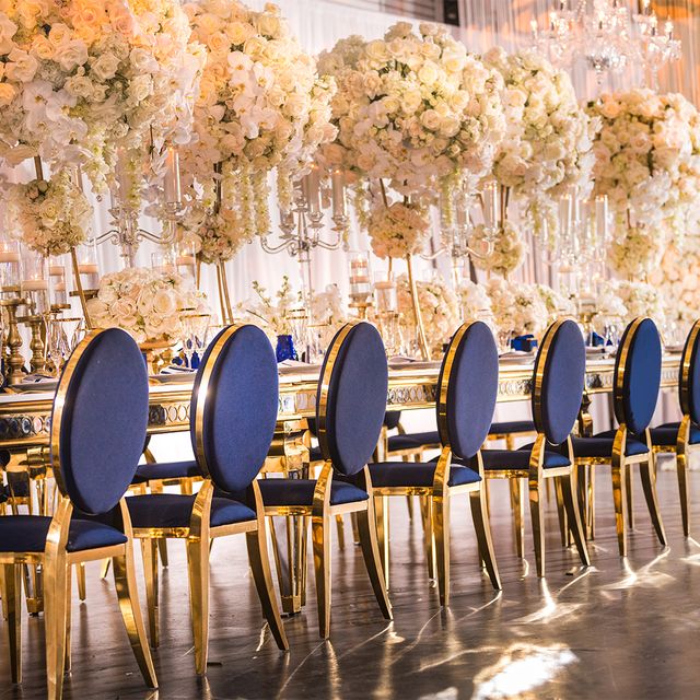 Featured photo from Extraordinary Royal Blue and Gold Wedding Reception at The Lakewood Chicago in Chicago, Illinois