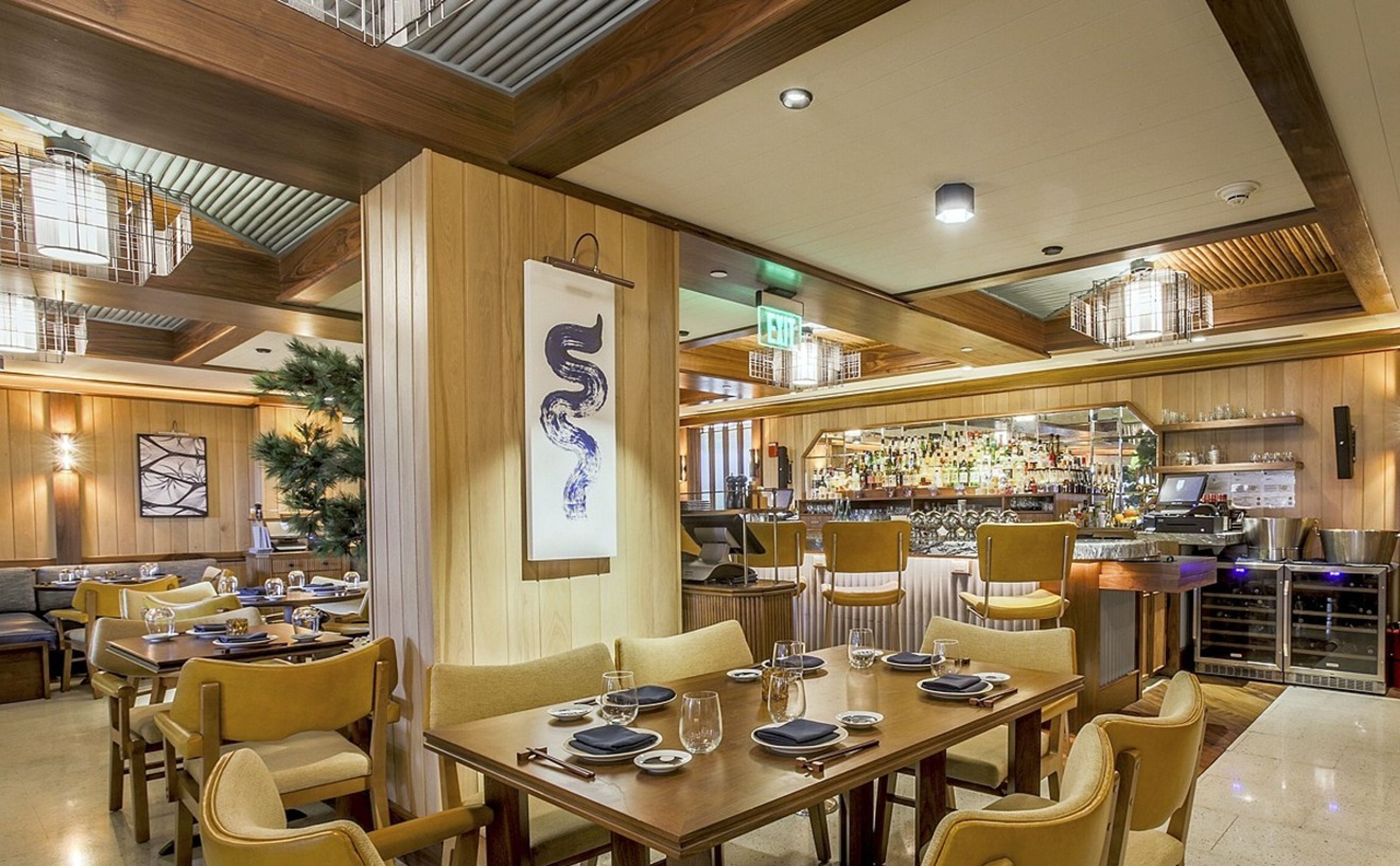 Main Dining Room, an event space at Azabu Miami Beach