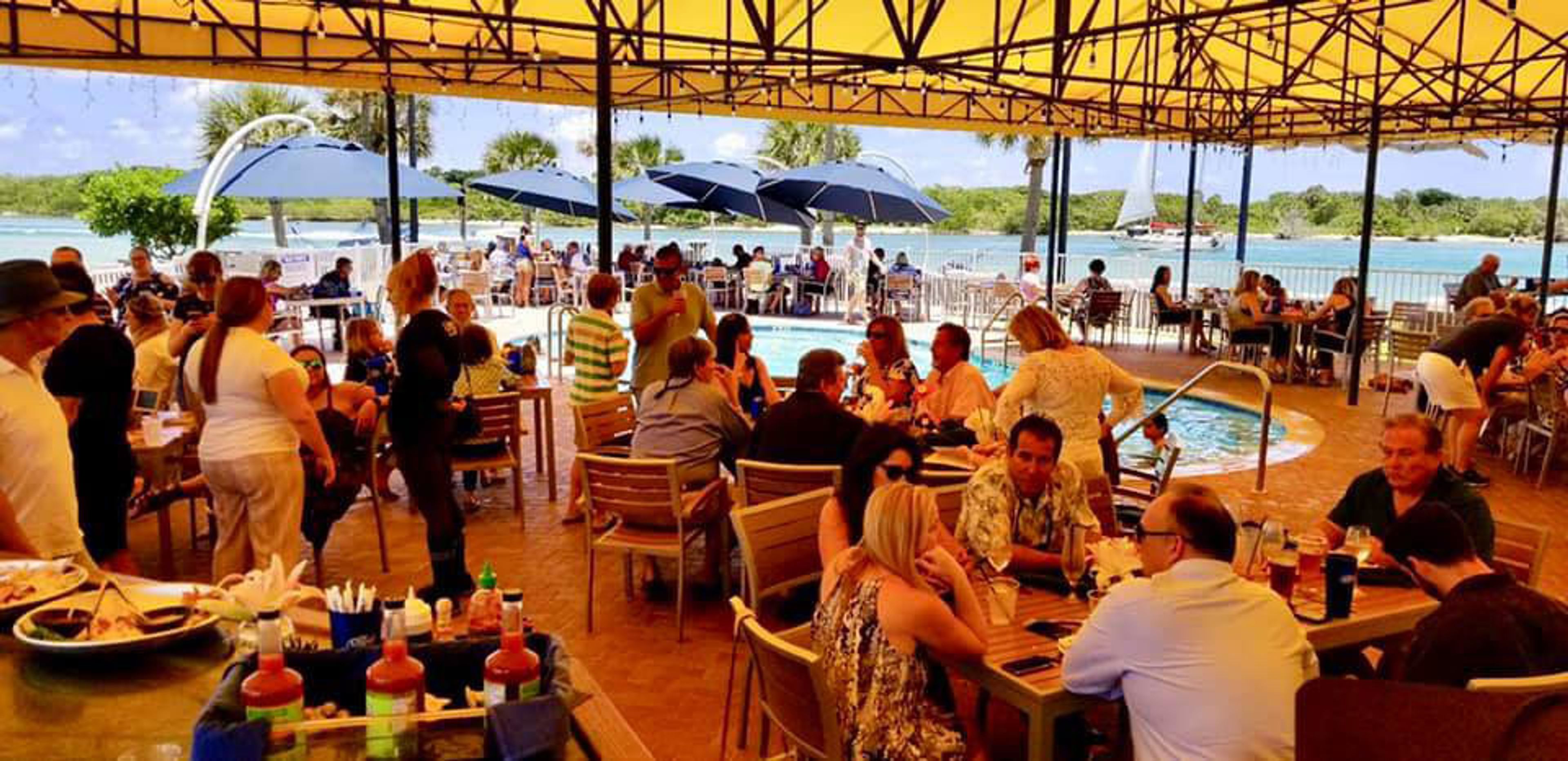 Pool Area, an event space at Blue Pointe Bar and Grill