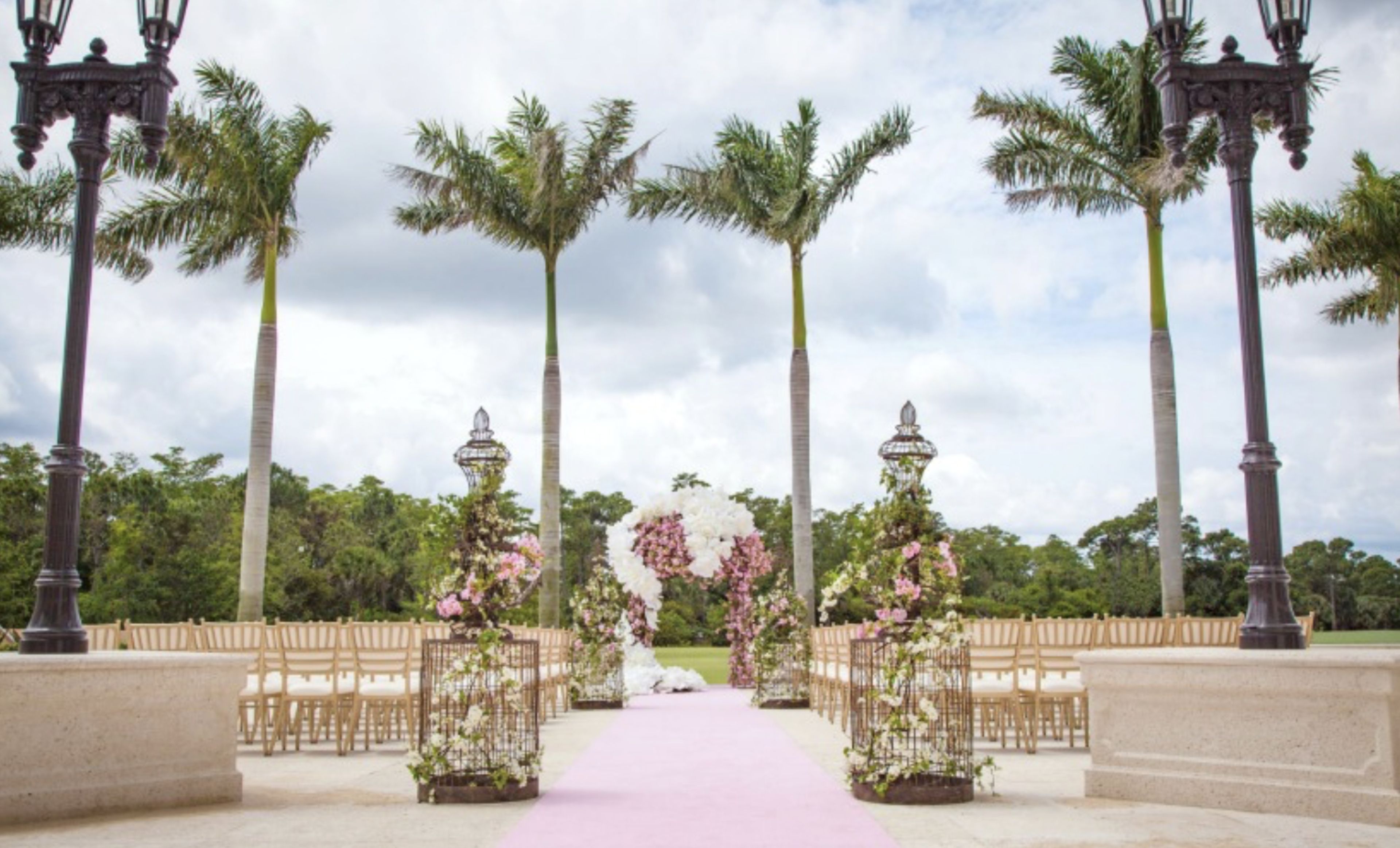 Ballroom Terrace, an event space at Trump National Golf Club Jupiter