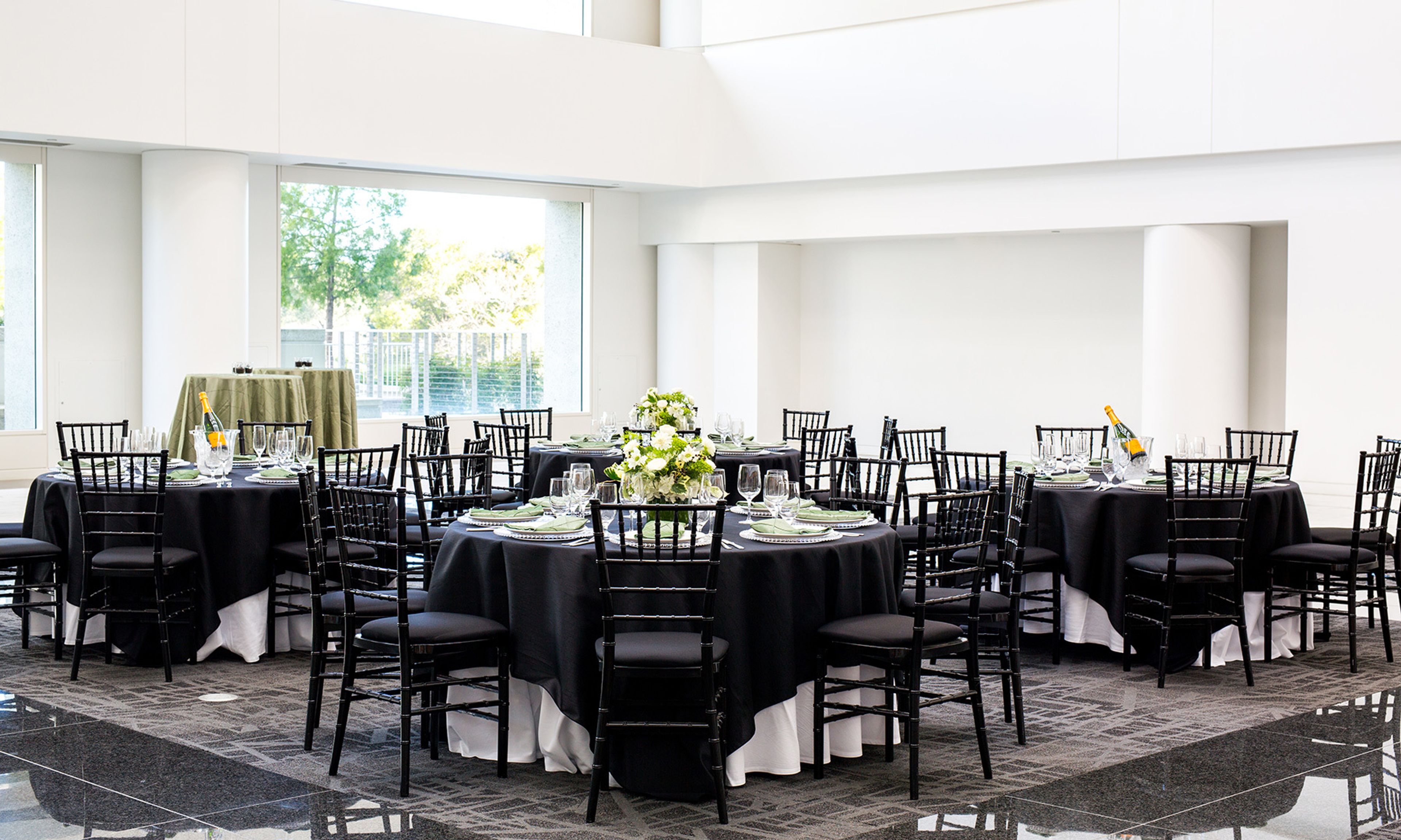 Juniper Atrium, an event space at Roundhouse Market and Conference Center