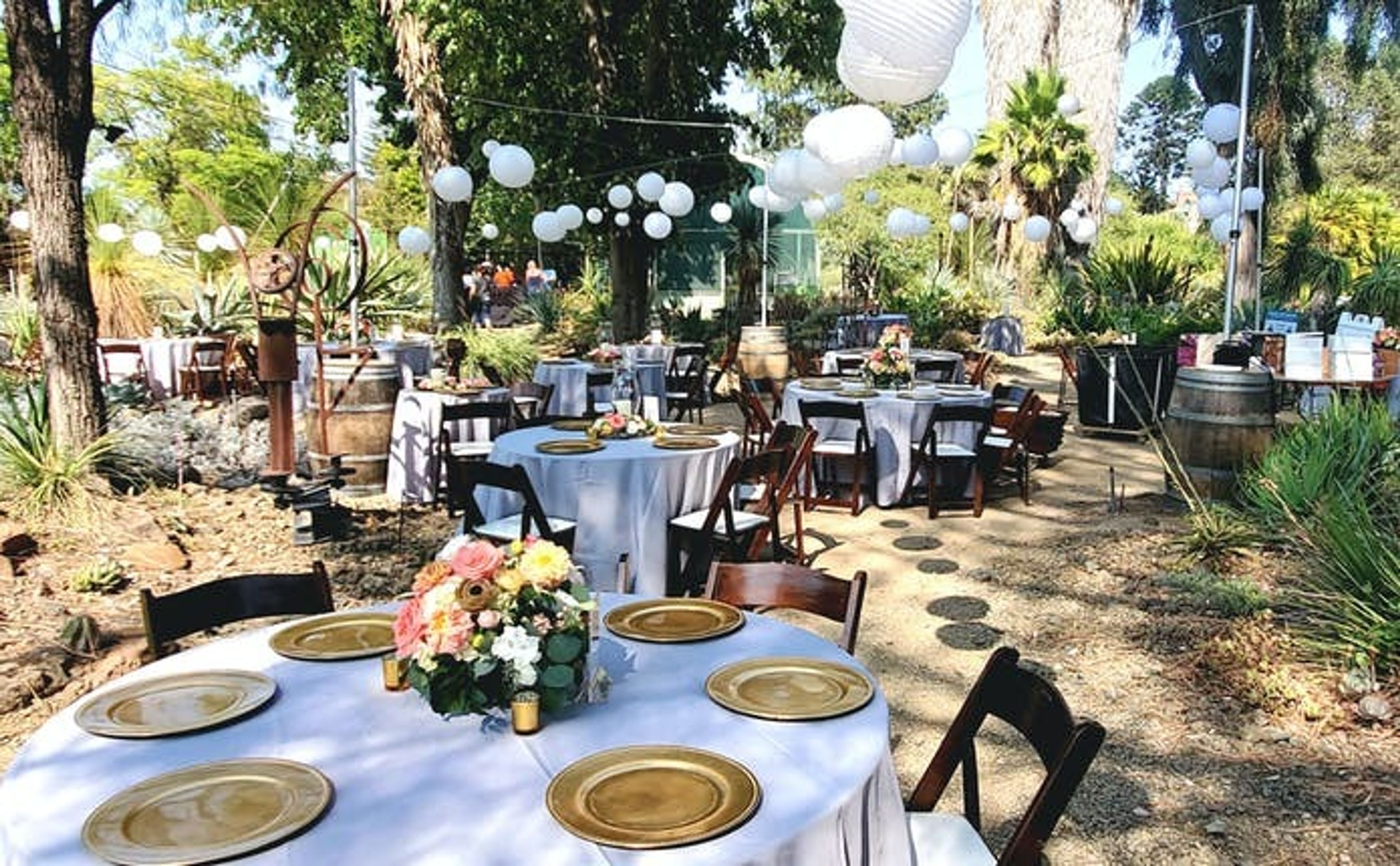 Outdoor Space, an event space at The Ruth Bancroft Garden