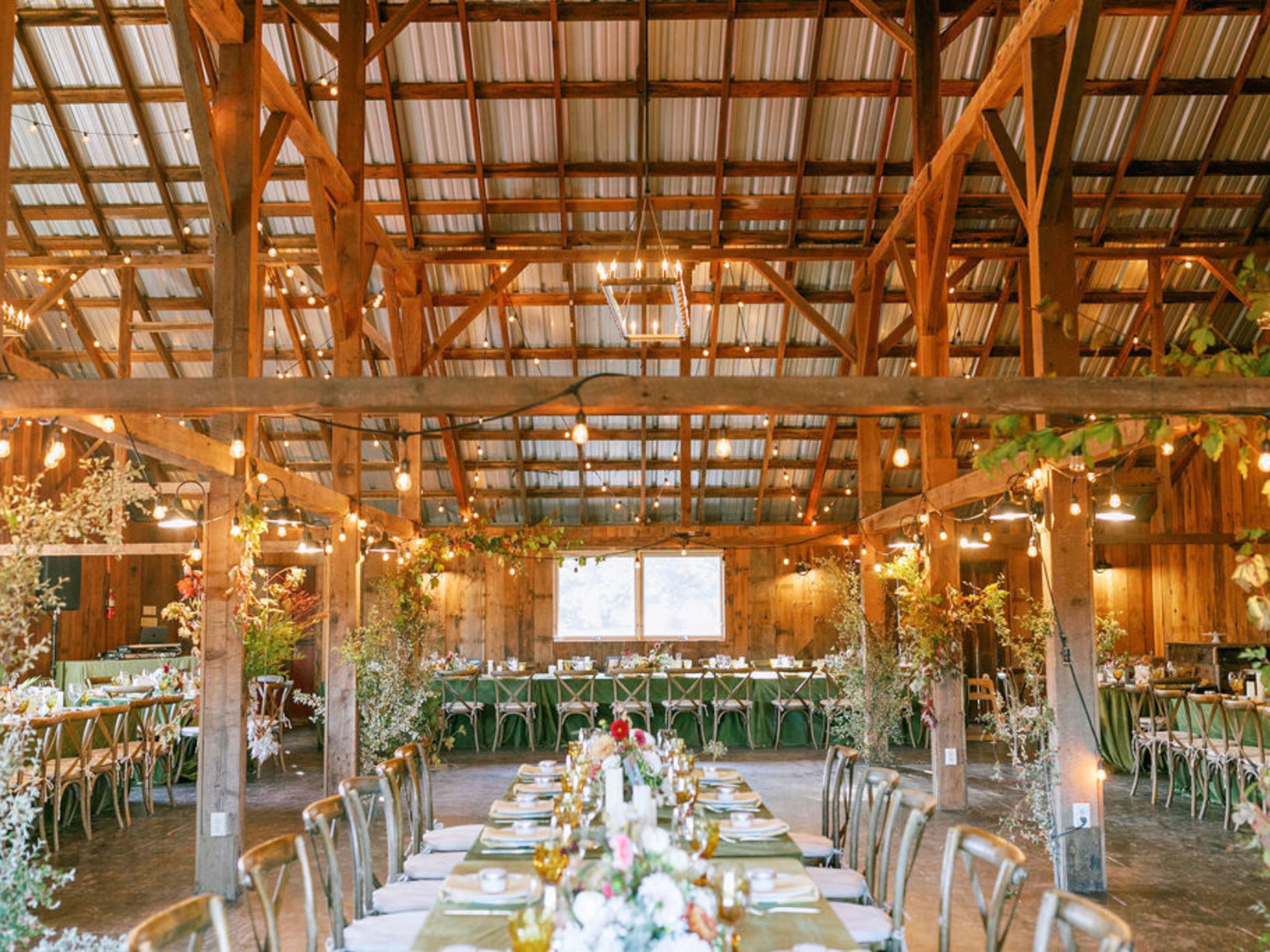 Indoor Space, an event space at Stemple Creek Ranch