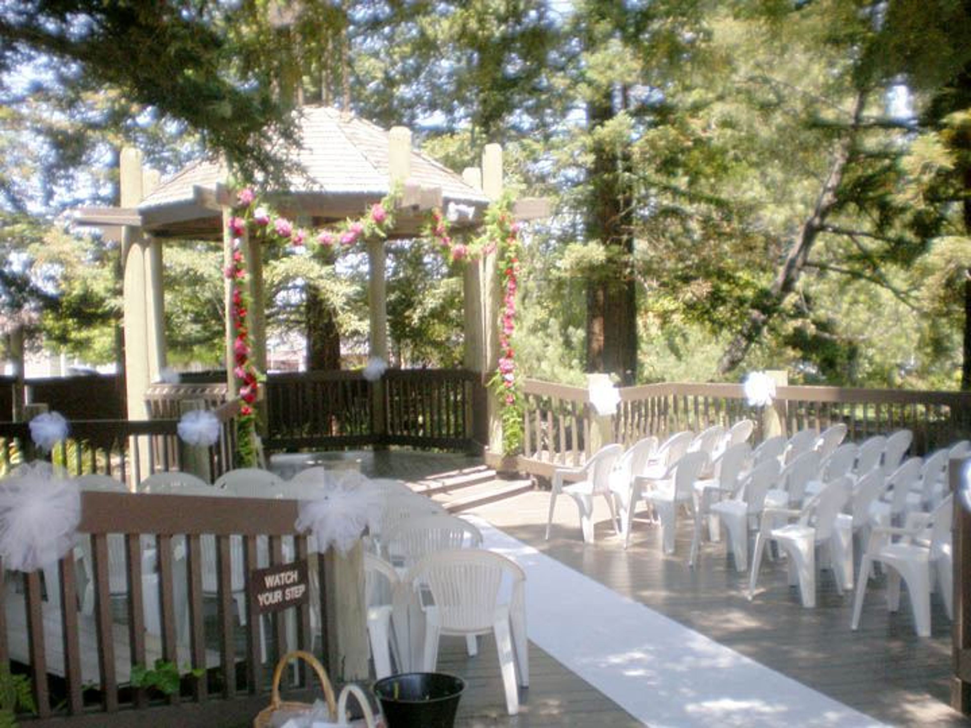 Gazebo, an event space at San Mateo Garden Center