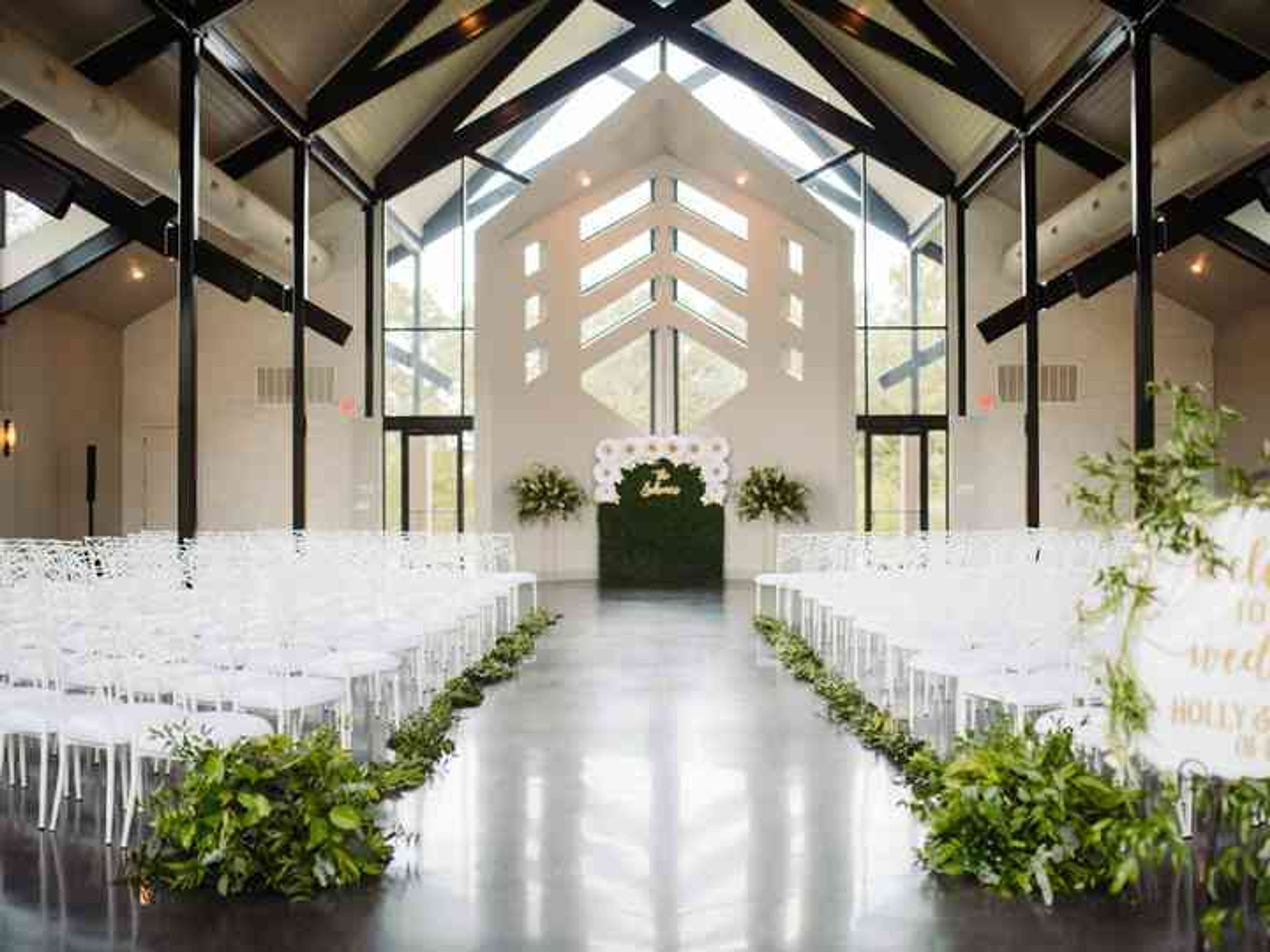 Indoor Space, an event space at The Ranch House Texas