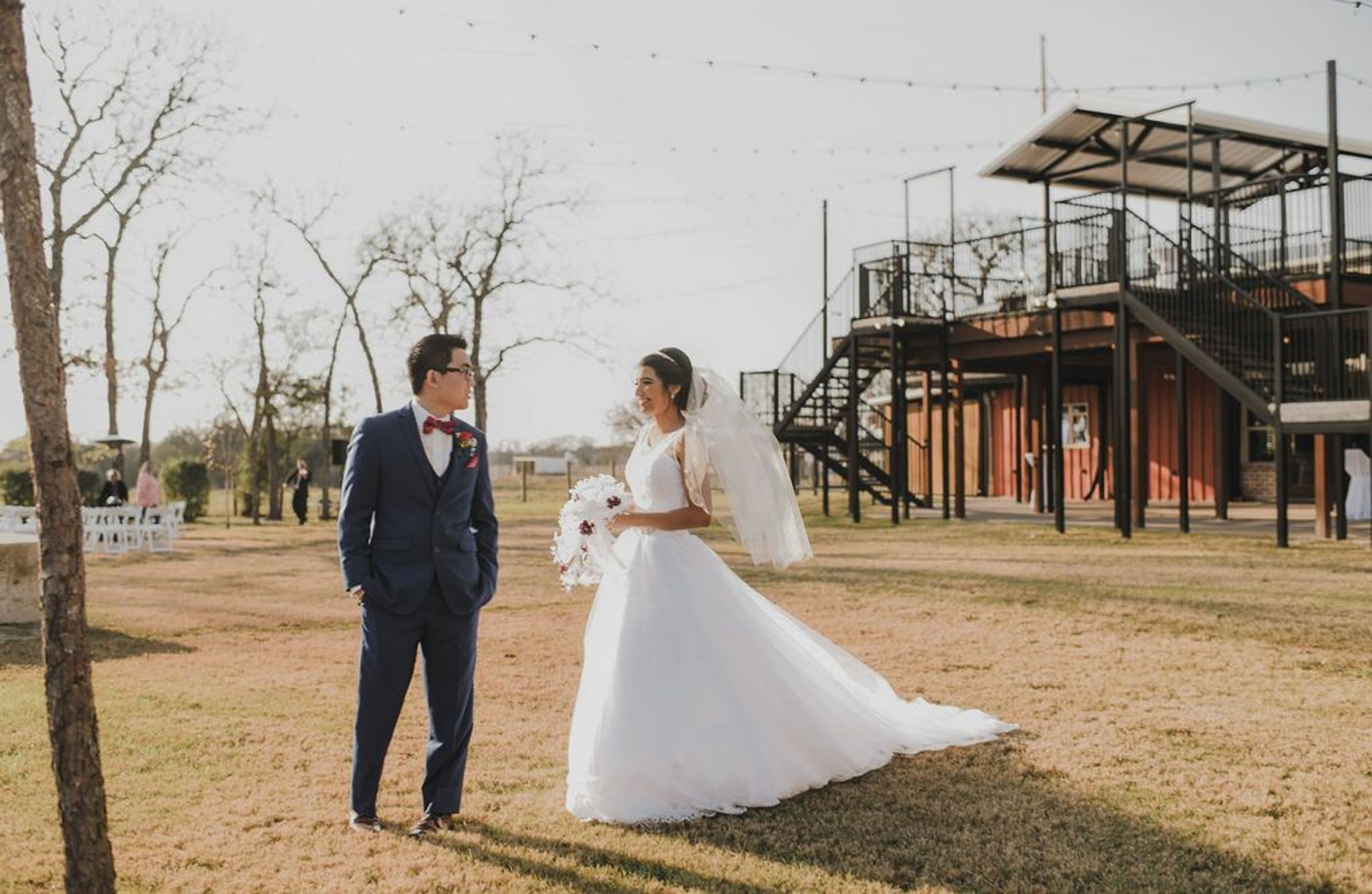 Outdoor Space, an event space at The Barn BCS Wedding Venue