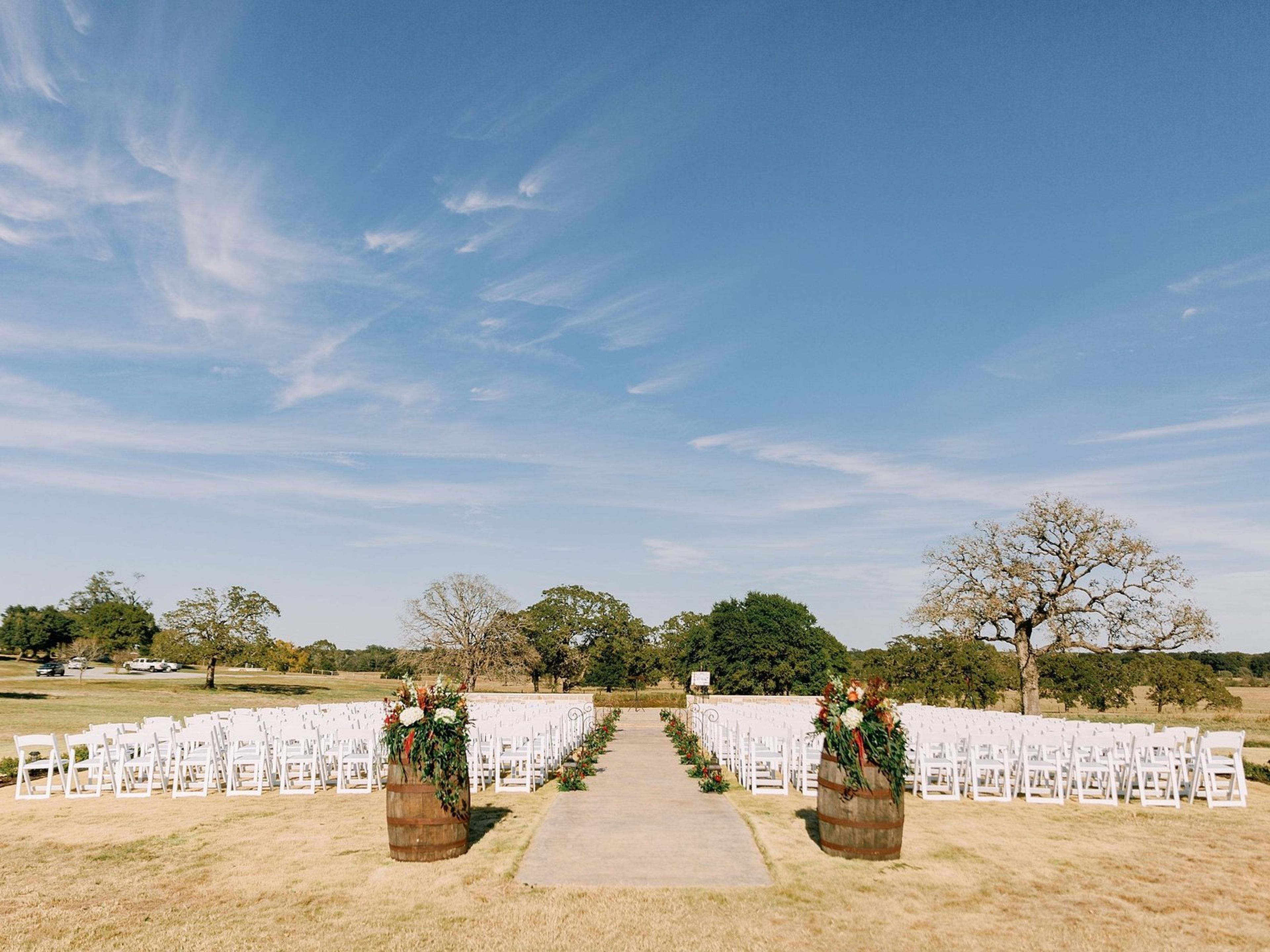 Outdoor Space, an event space at Fannin Oaks Venue