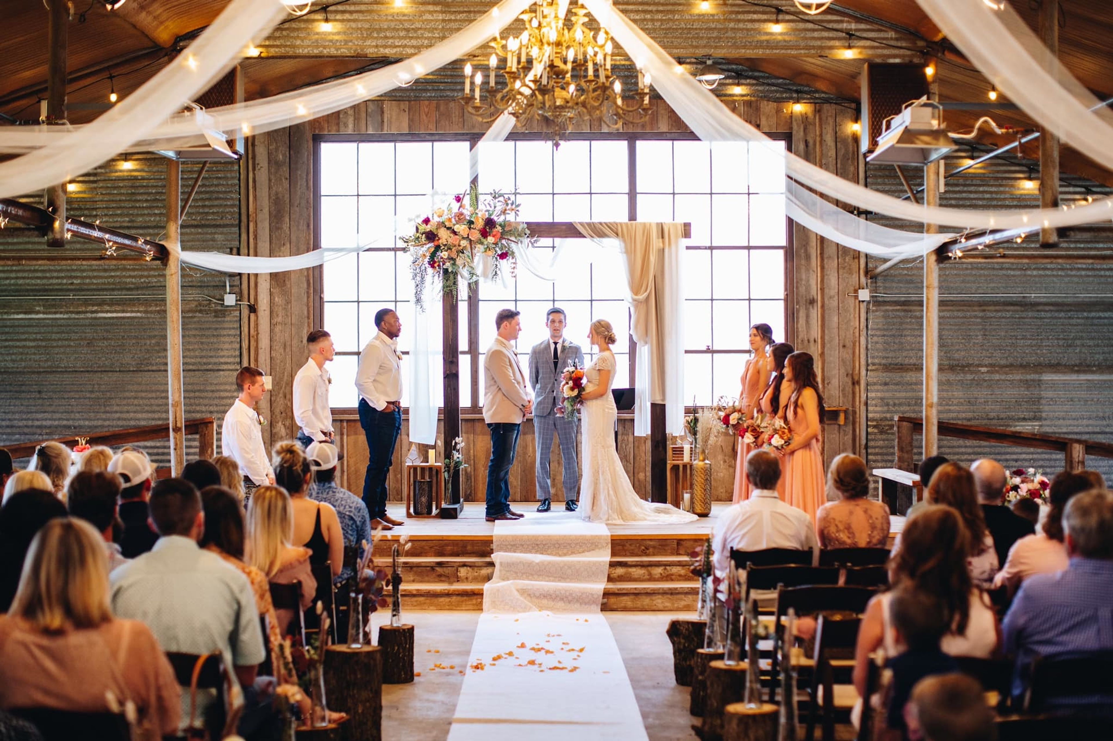 Indoor Space, an event space at Buck Creek Hall