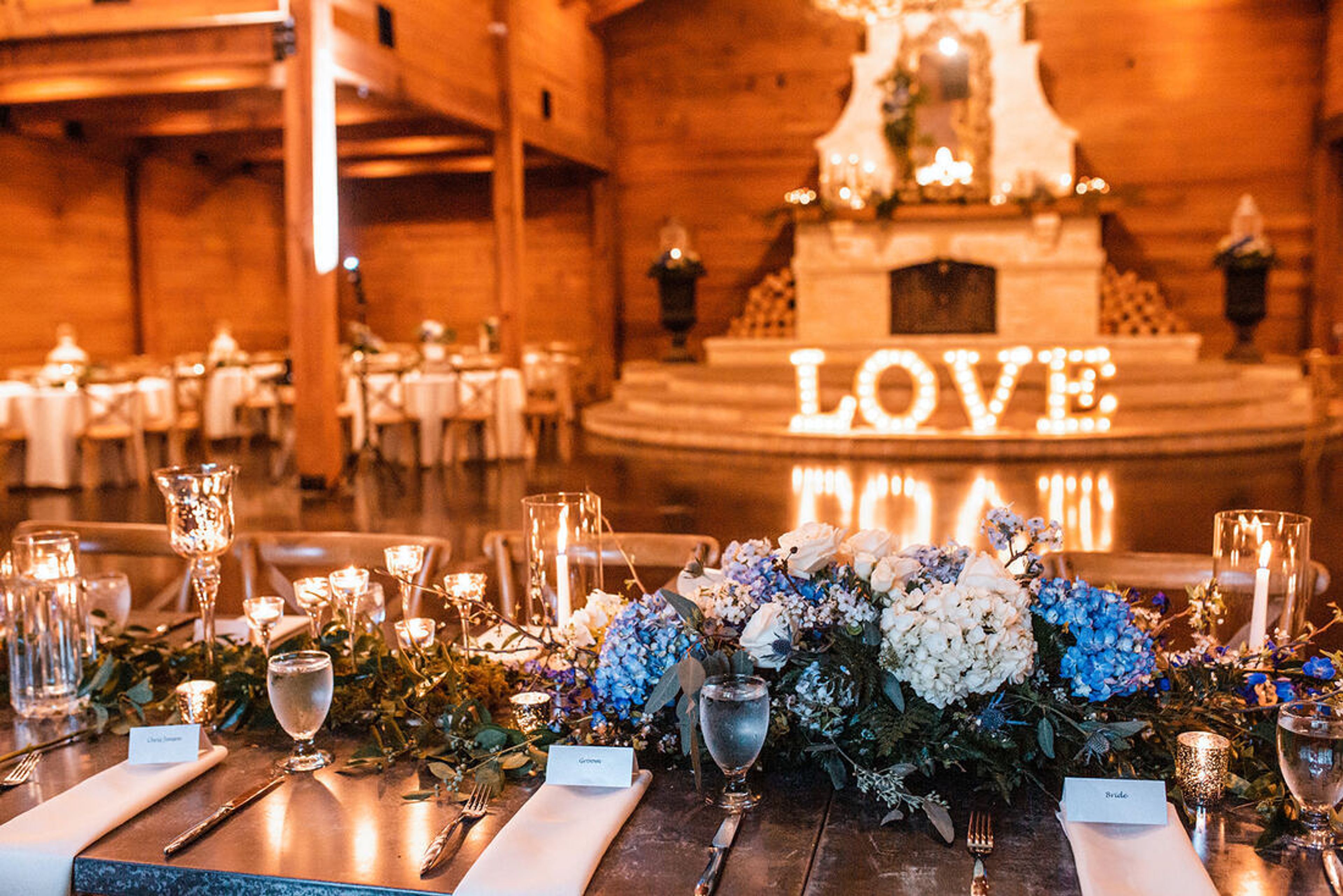 Indoor Space, an event space at Classic Oaks Wedding and Event Venue
