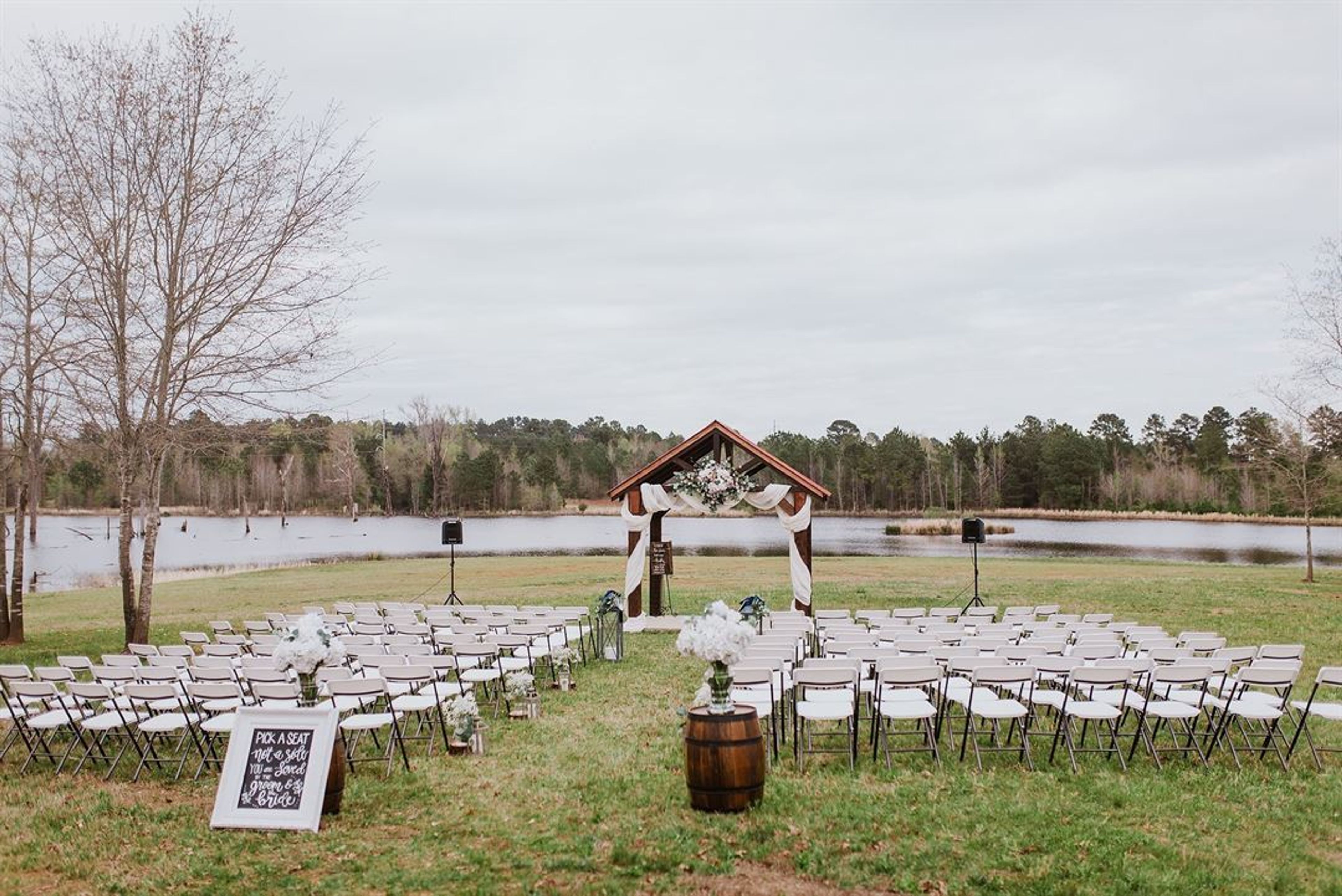 Outdoor Space, an event space at Hidden Timbers Lakeside Venue