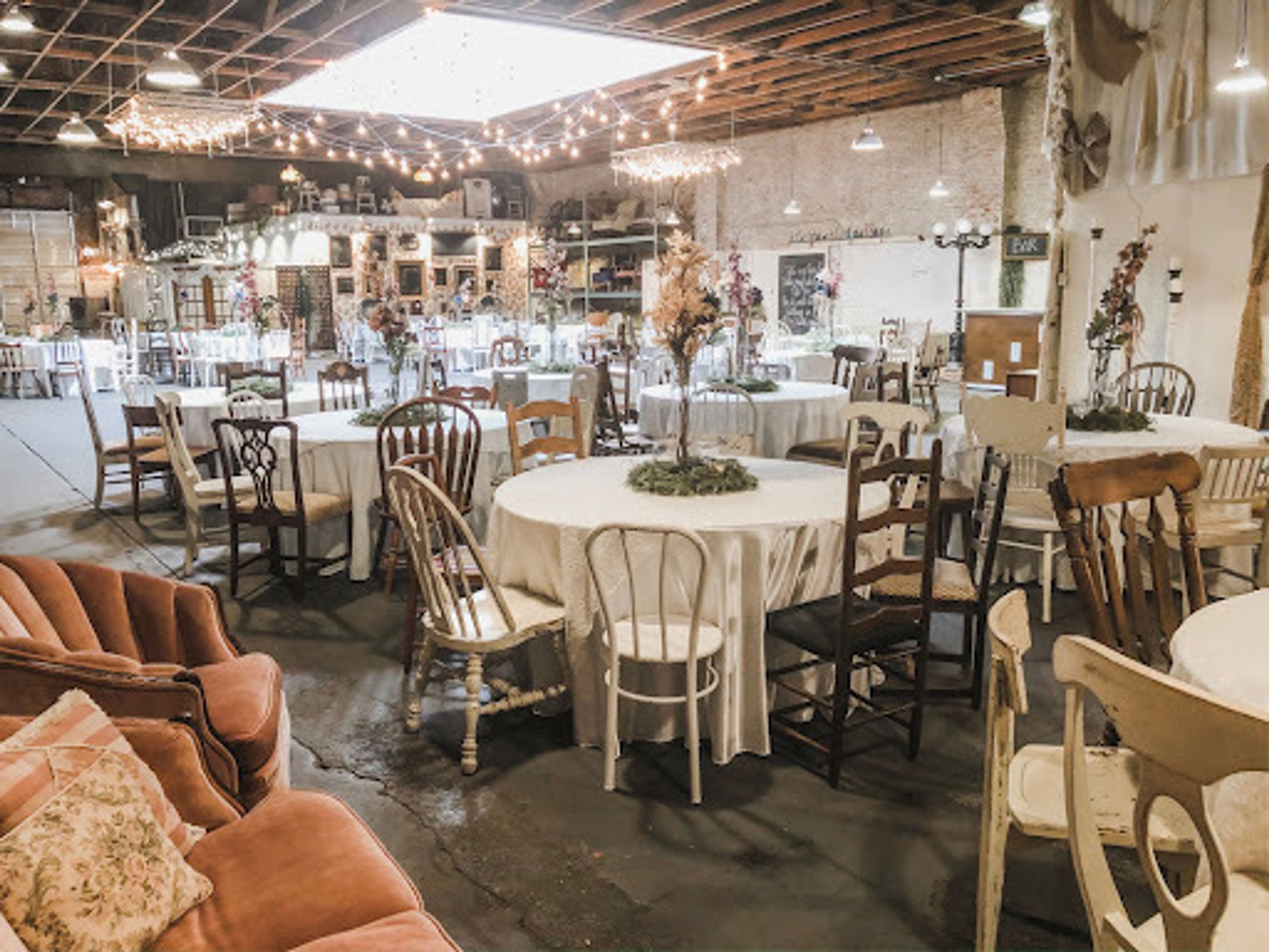 Indoor Space, an event space at Southern Jeweled Vintage Rentals & Warehouse Venue