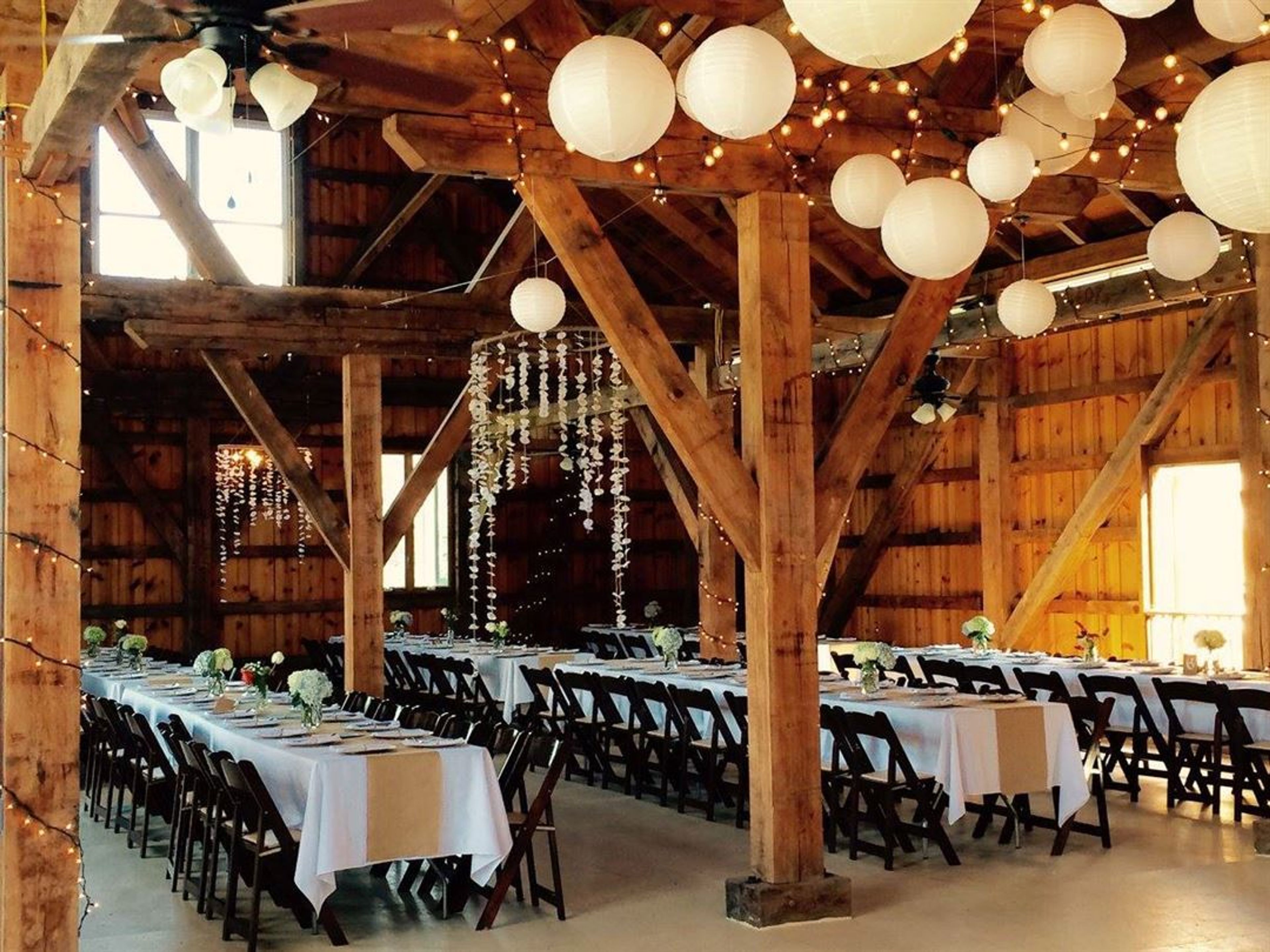 Barn, an event space at Events at Wild Goose Farm