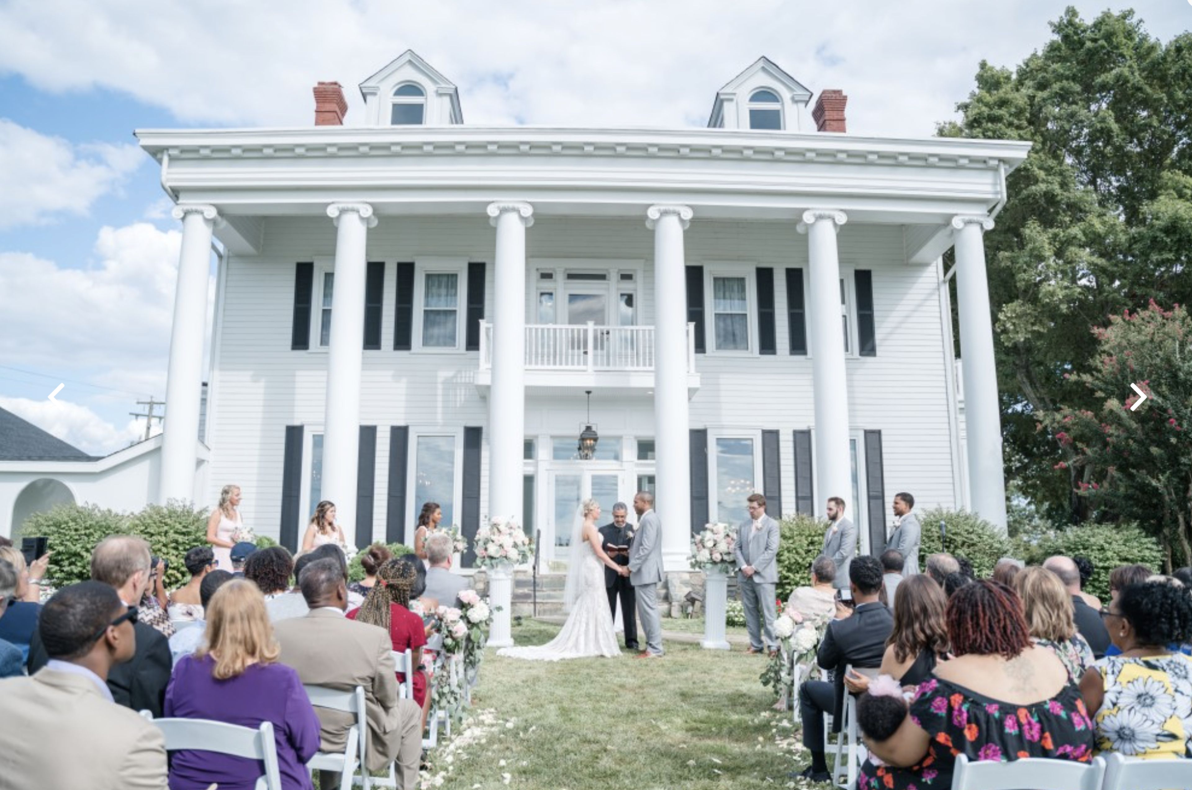 Sample of Event Space, an event space at Bristow Manor Golf Club