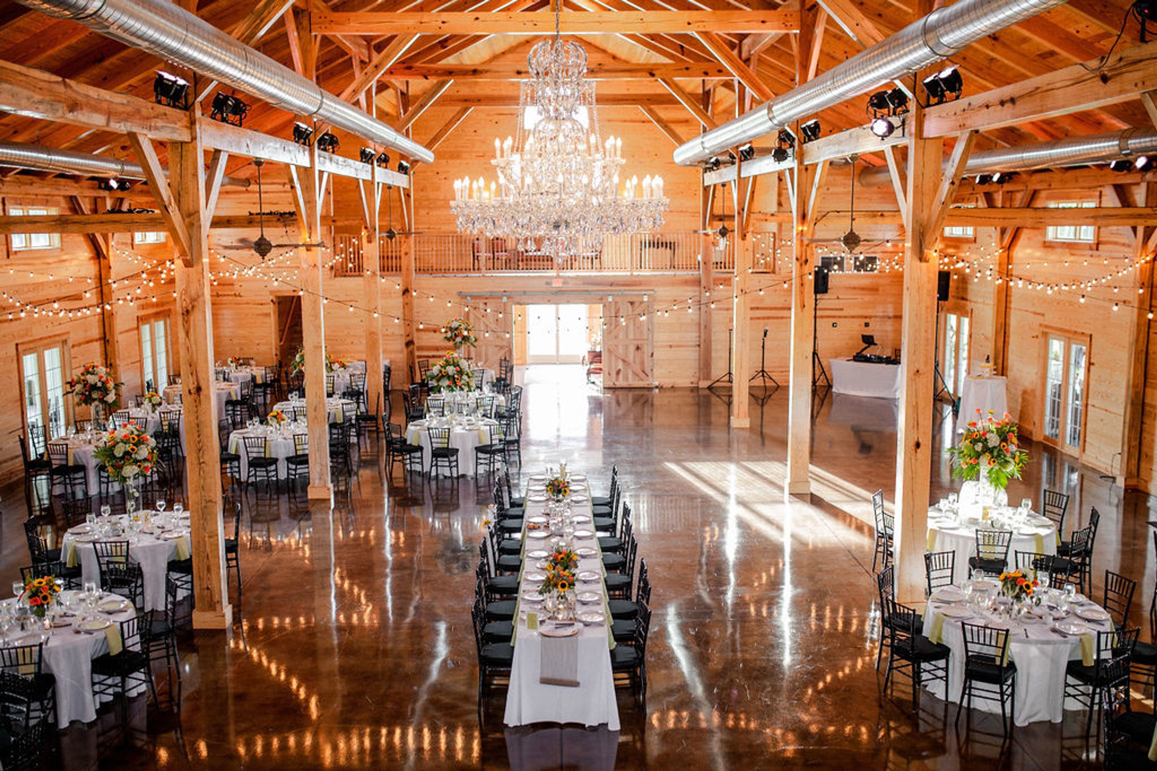 Indoor Space, an event space at The Middleburg Barn at Fox Chase Farm