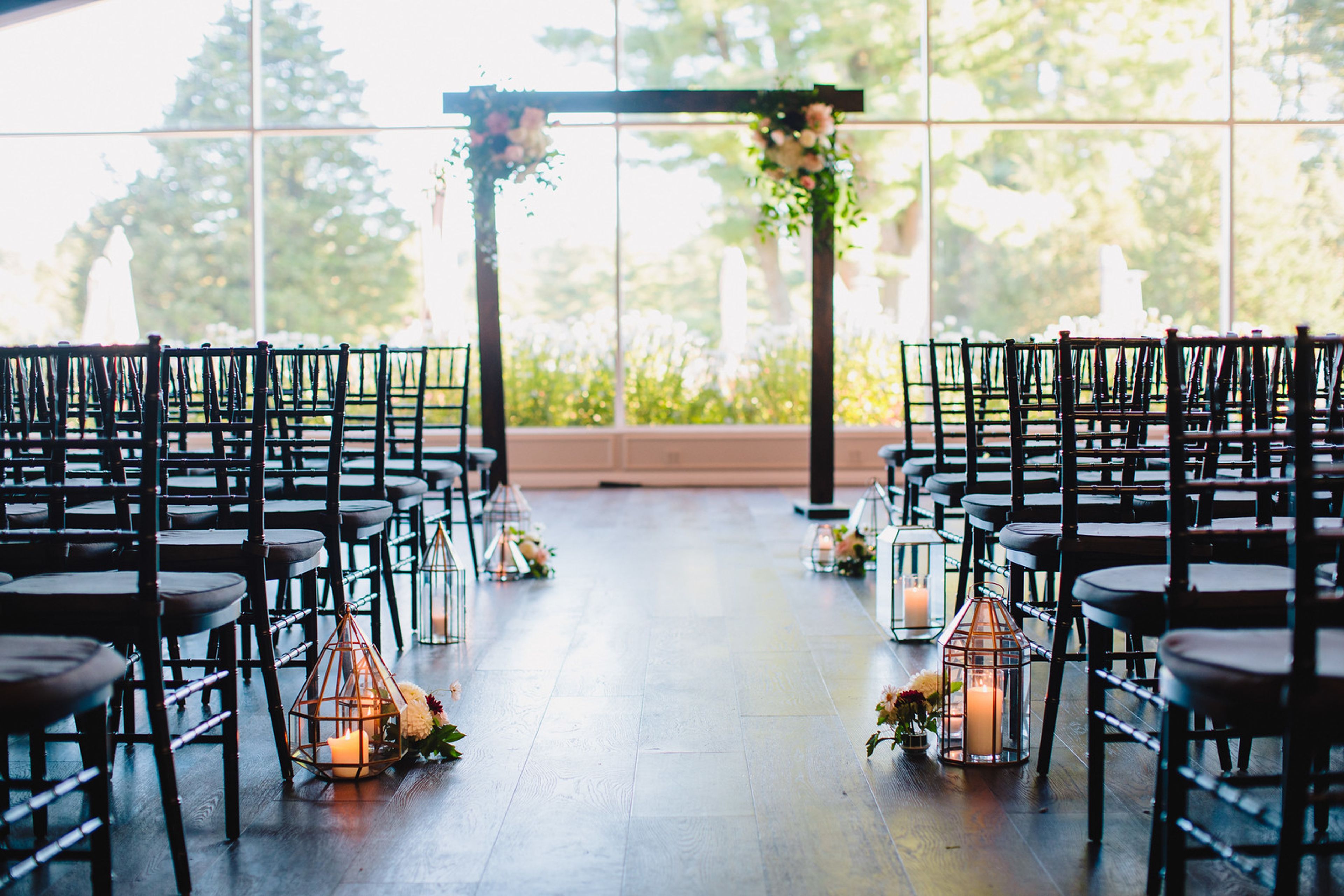 Indoor Space, an event space at The Cape Club of Sharon