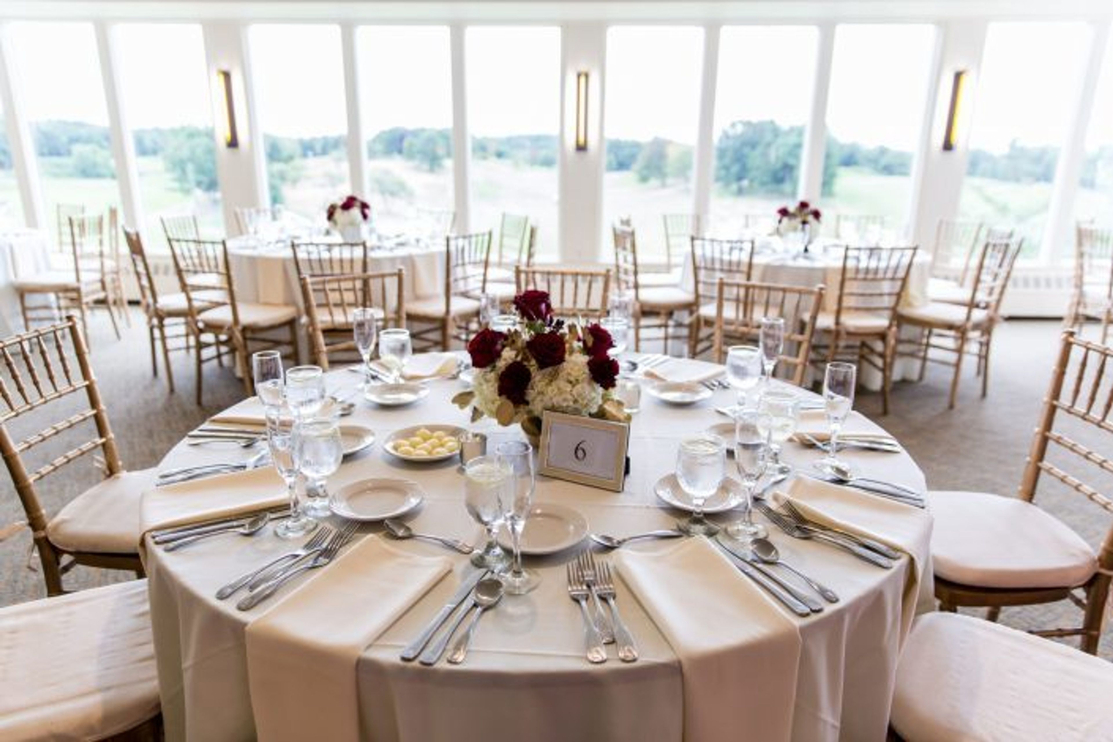 Indoor Space, an event space at Raffael’s at South Shore Country Club
