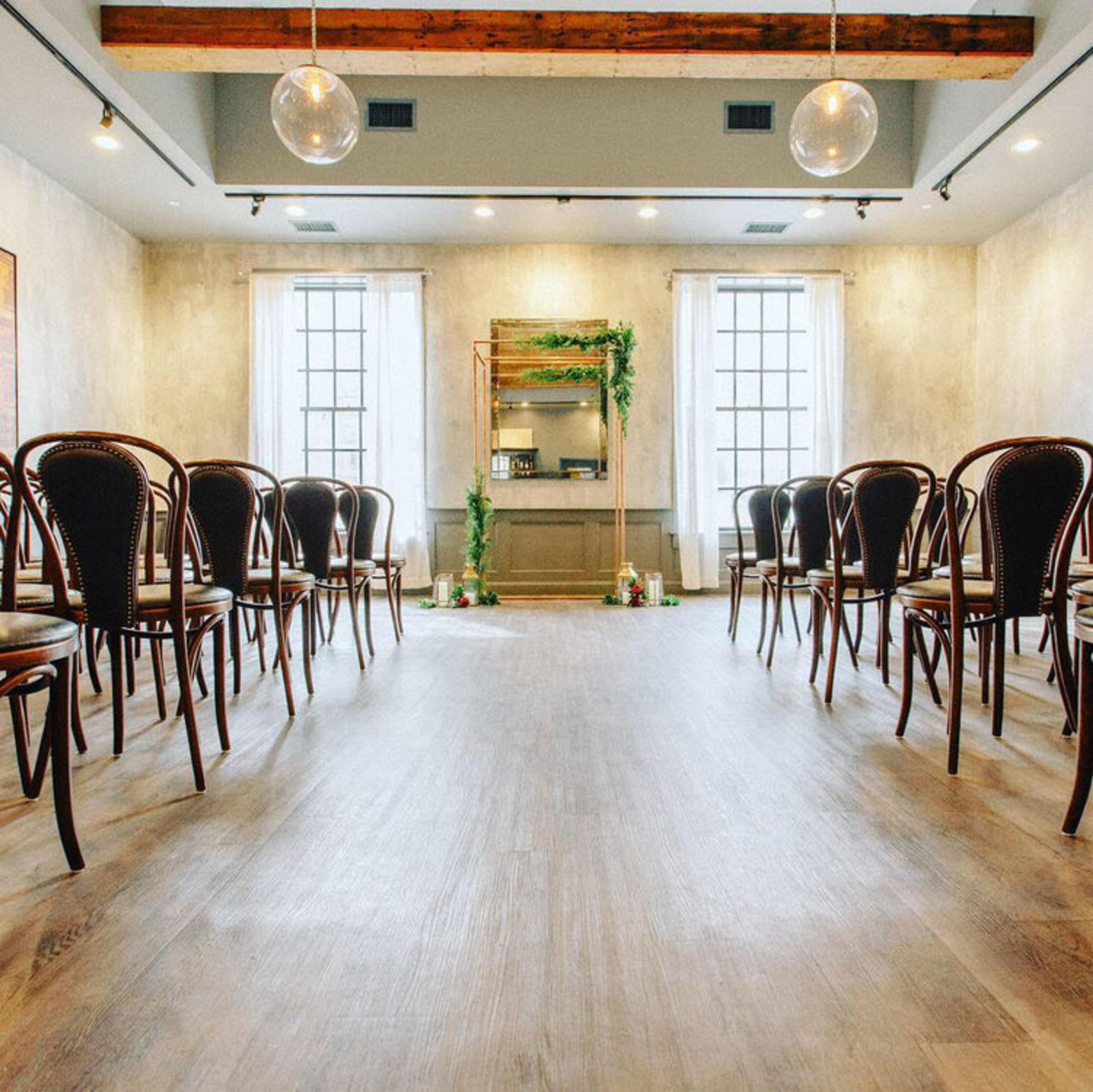 Indoor Space, an event space at Ledger Restaurant & Bar