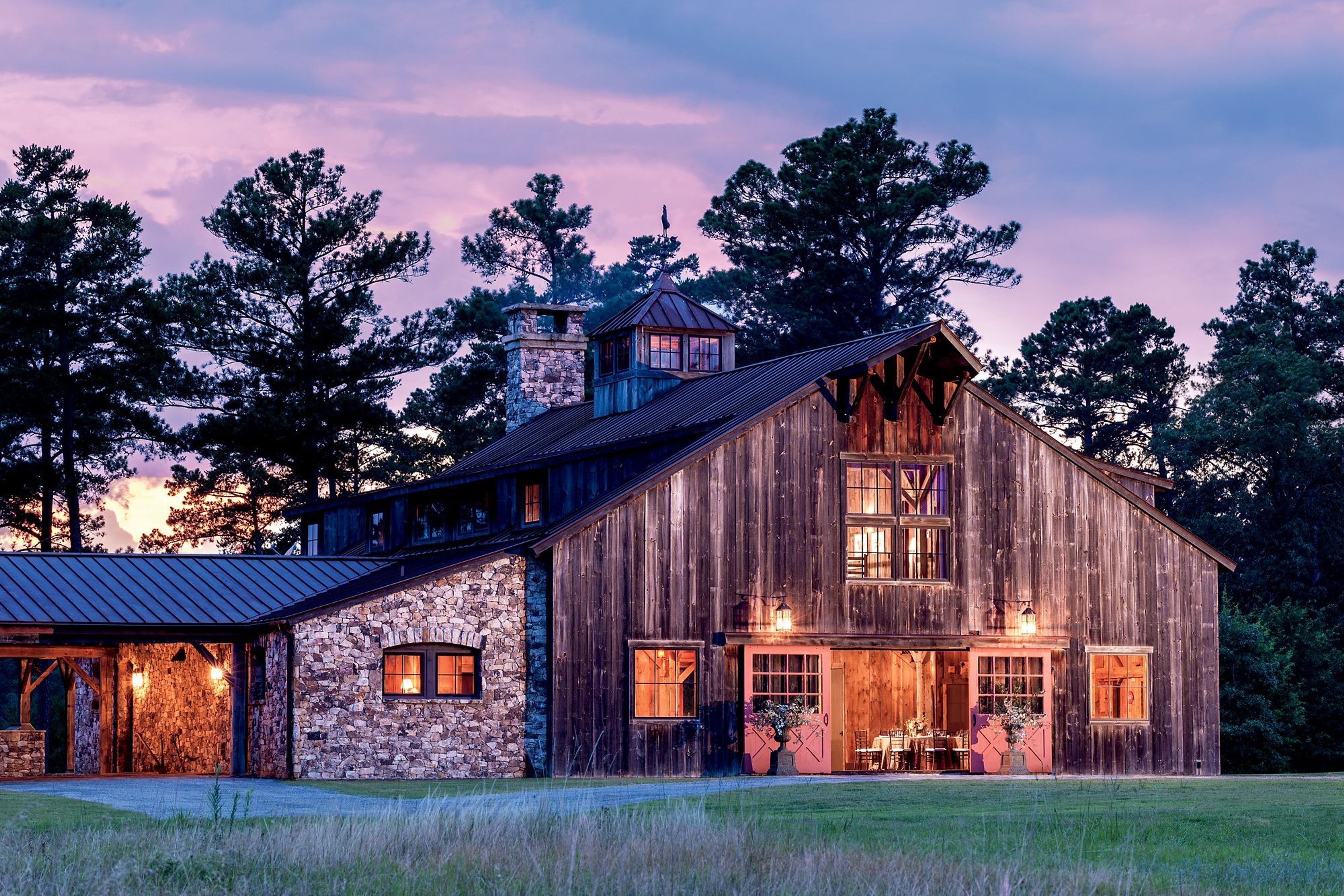 Sandy Creek Barn, an event space at The Ritz-Carlton Reynolds, Lake Oconee
