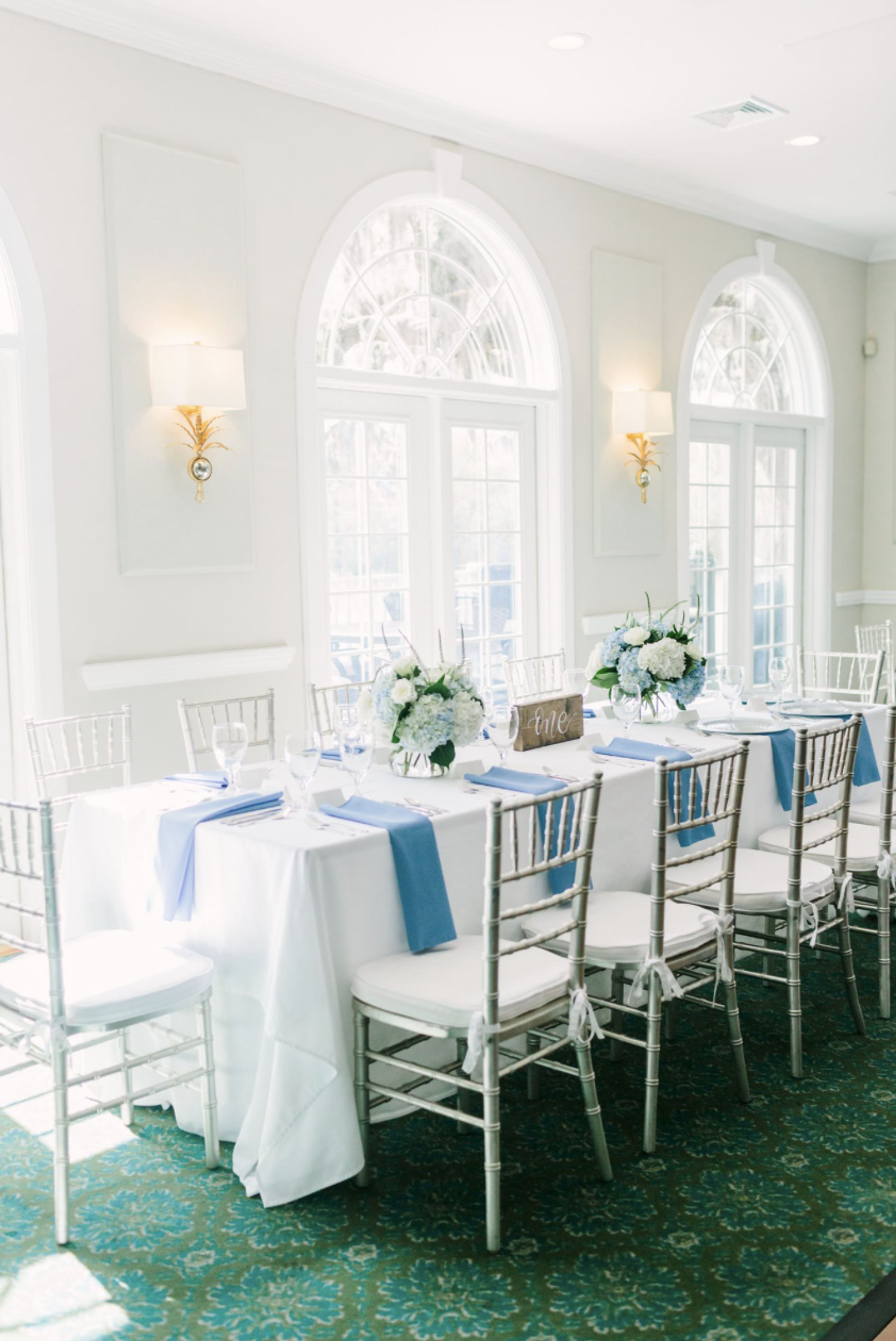 Indoor Space, an event space at Wachesaw Plantation Club