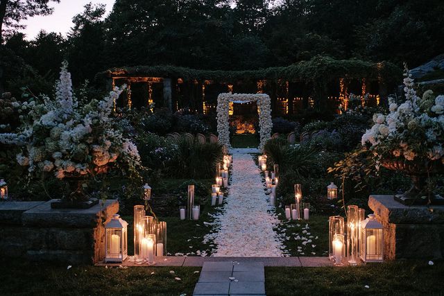 Featured photo from Lavish Secret Garden Seaside Wedding in Massachusetts