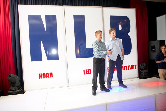 Featured photo from Baseball Themed B'nai Mitzvah