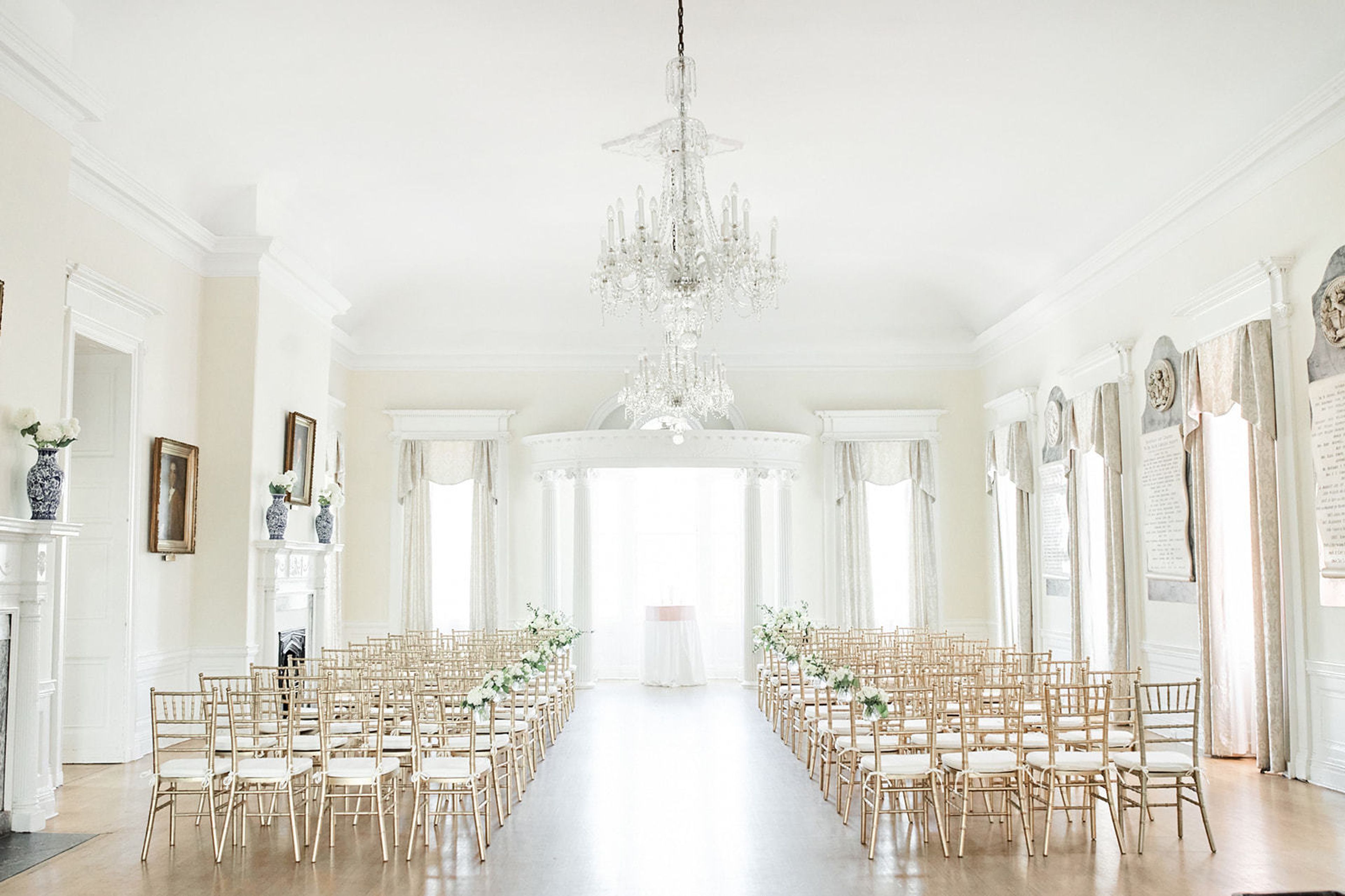 The Ballroom, an event space at SC Society Hall