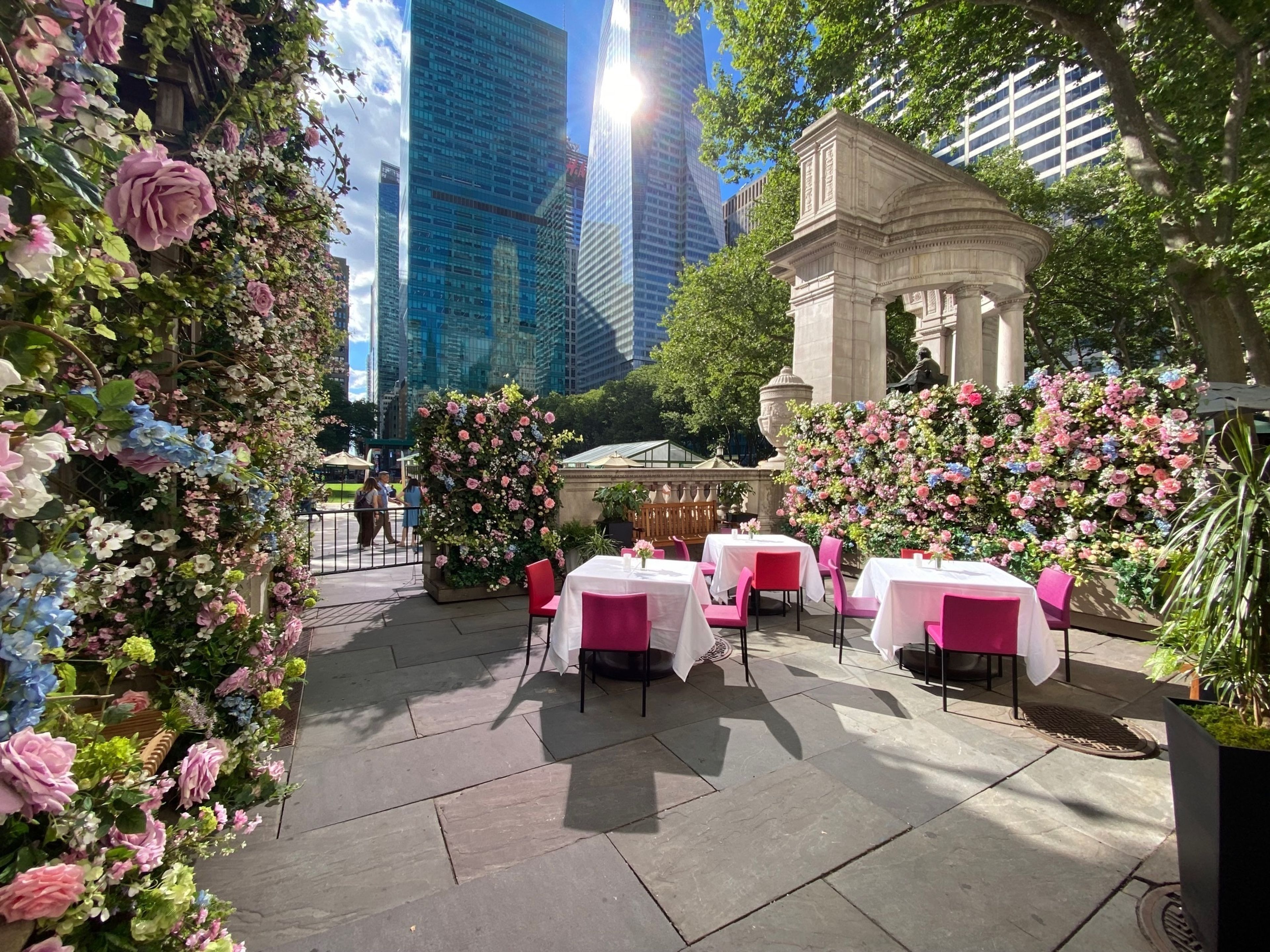 Semi Private Dining Room & Pocket Park, an event space at Bryant Park Grill