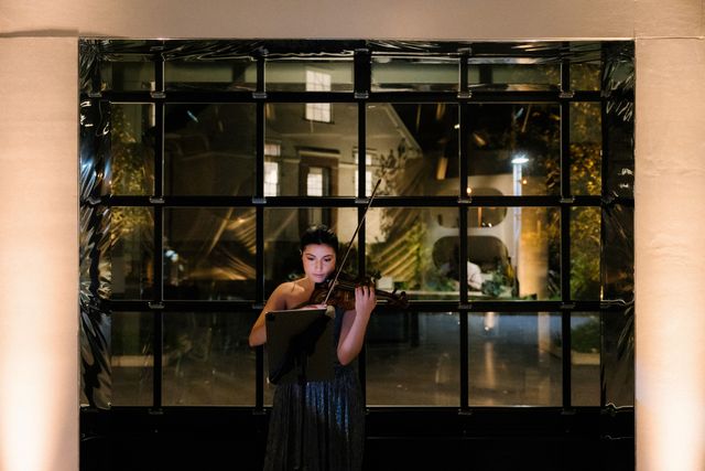 Featured photo from Witness This Corporate Event Highlighting Dynamic Musical Acts and Vibrant Visual Design at Garage B Events