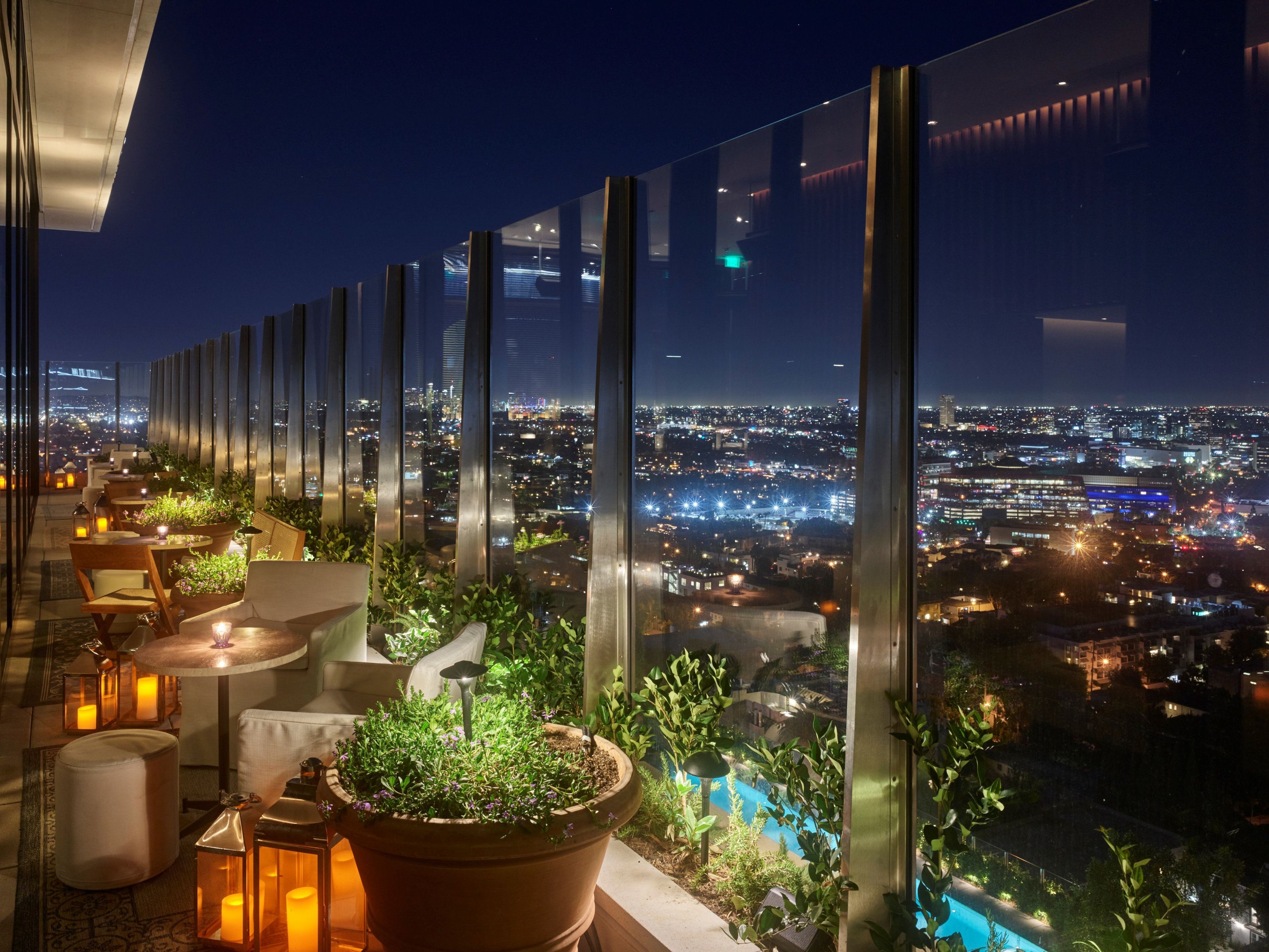 The Roof, an event space at The West Hollywood EDITION
