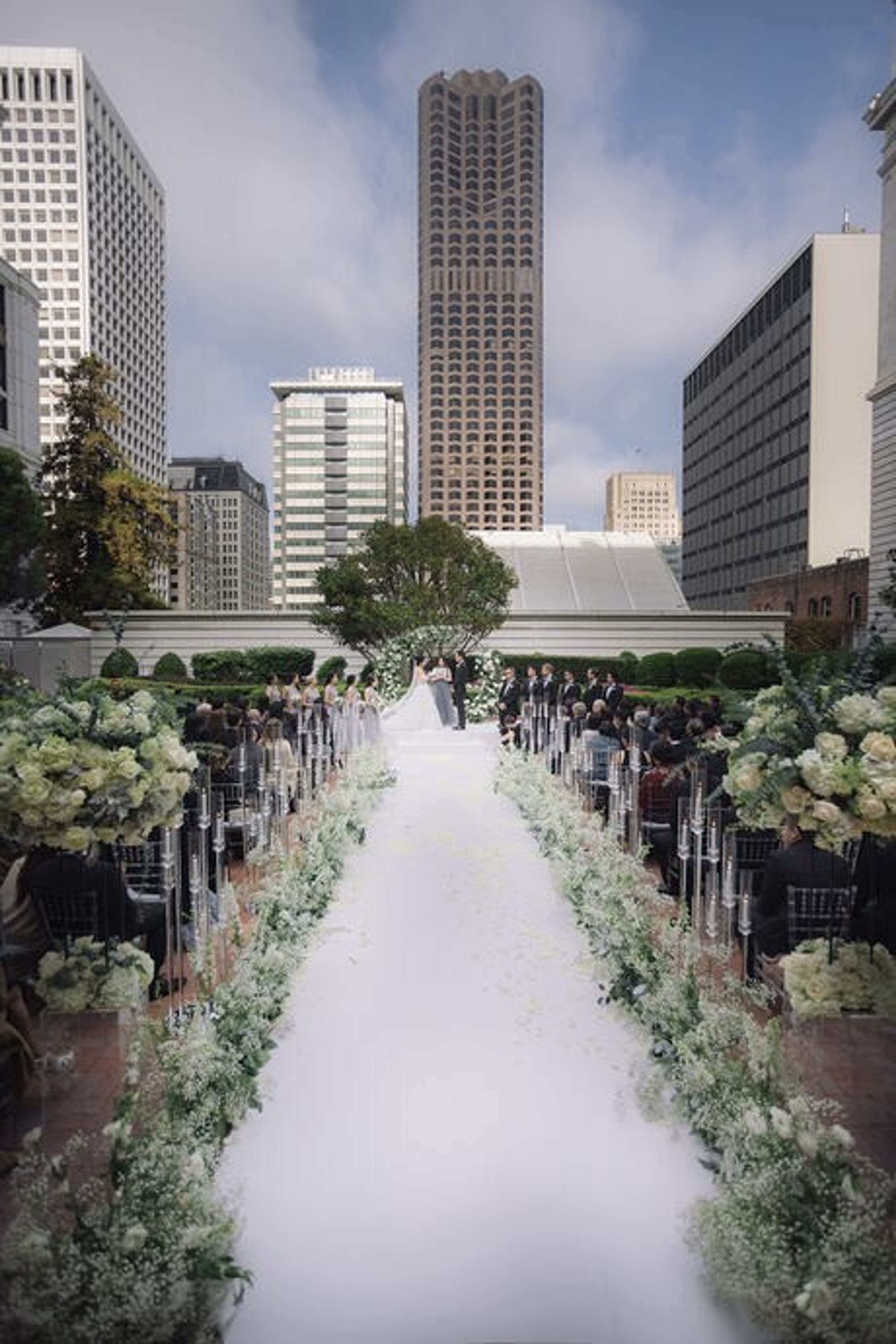The Terrace Courtyard, an event space at The Ritz-Carlton, San Francisco