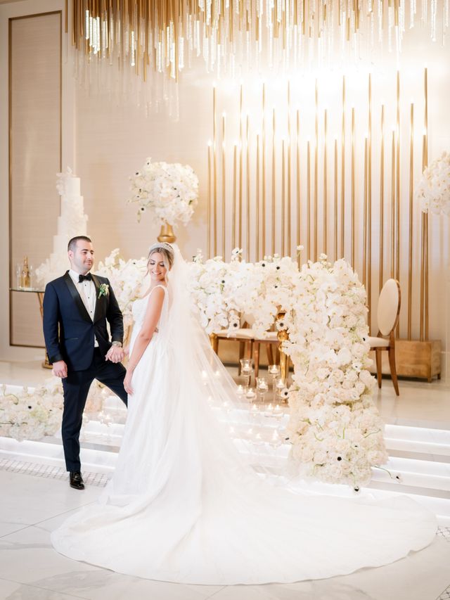 Featured photo from White and Gold Wedding at Grand Venue in Los Angeles, California