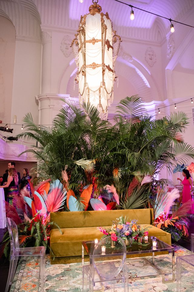 Featured photo from Colorful, Tropical, Disco Wedding Reception