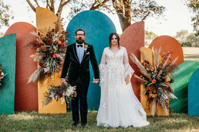 Featured photo from Emily Paige Sallee + Matthew Reed Bruster's perfectly styled wedding