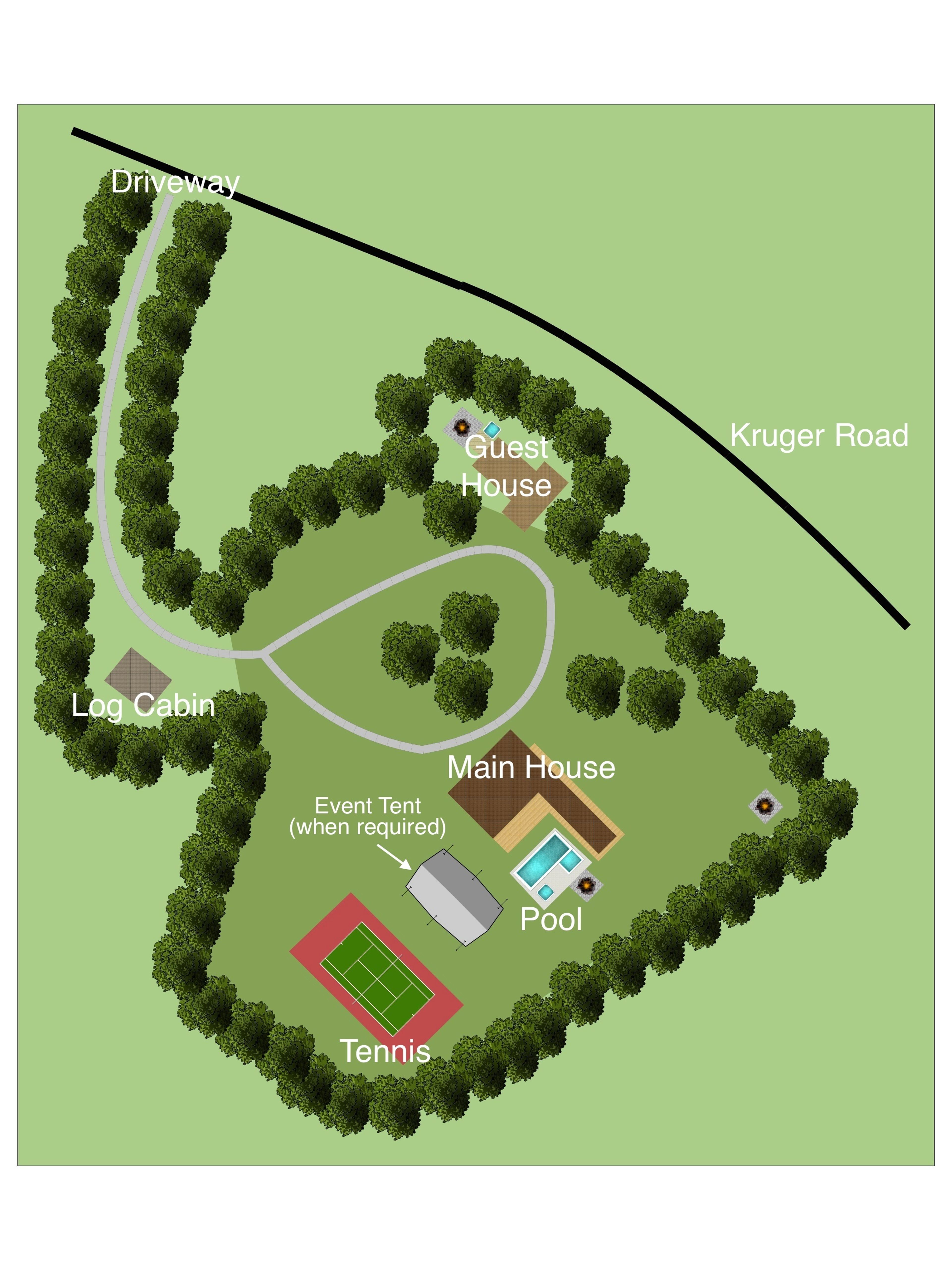 Apple Blossom Resort Site Plan, an event space at Apple Blossom Resort