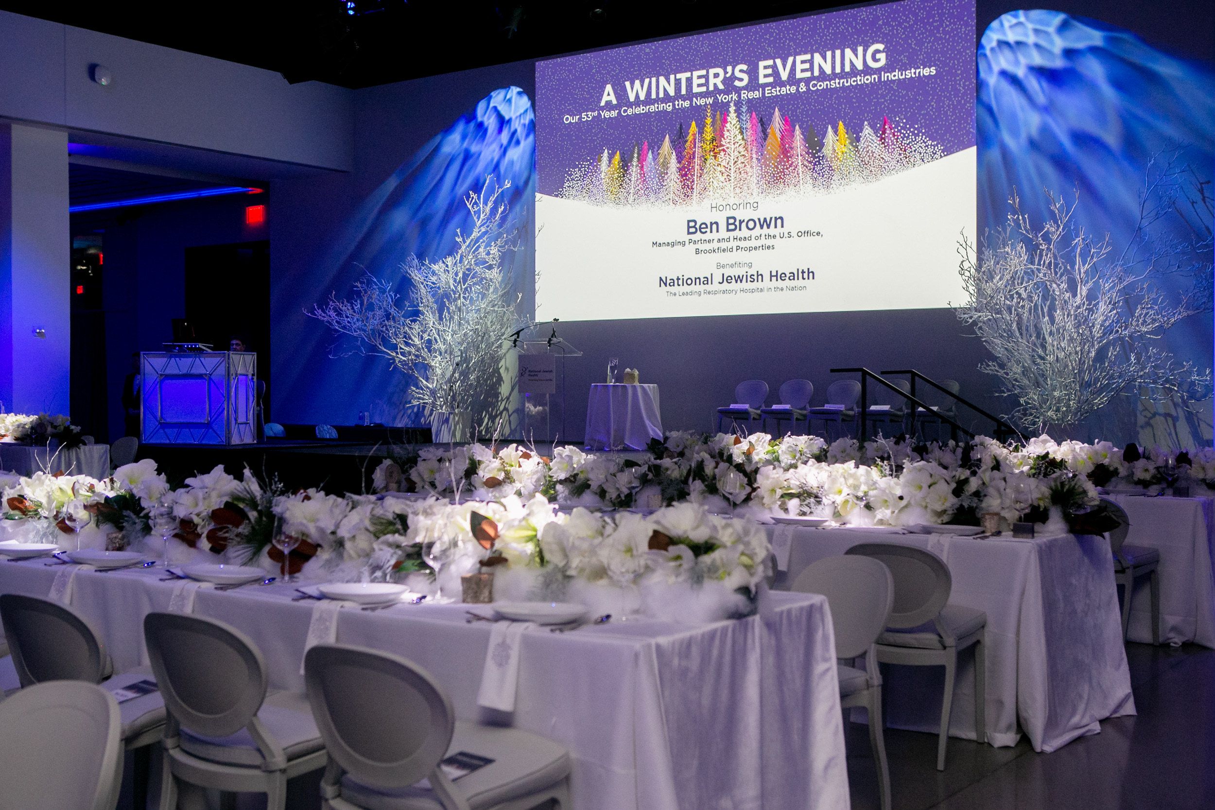 Winter Wonderland Gala at The Glasshouse in New York City, New York |  Phillip Van Nostrand Photography | PartySlate