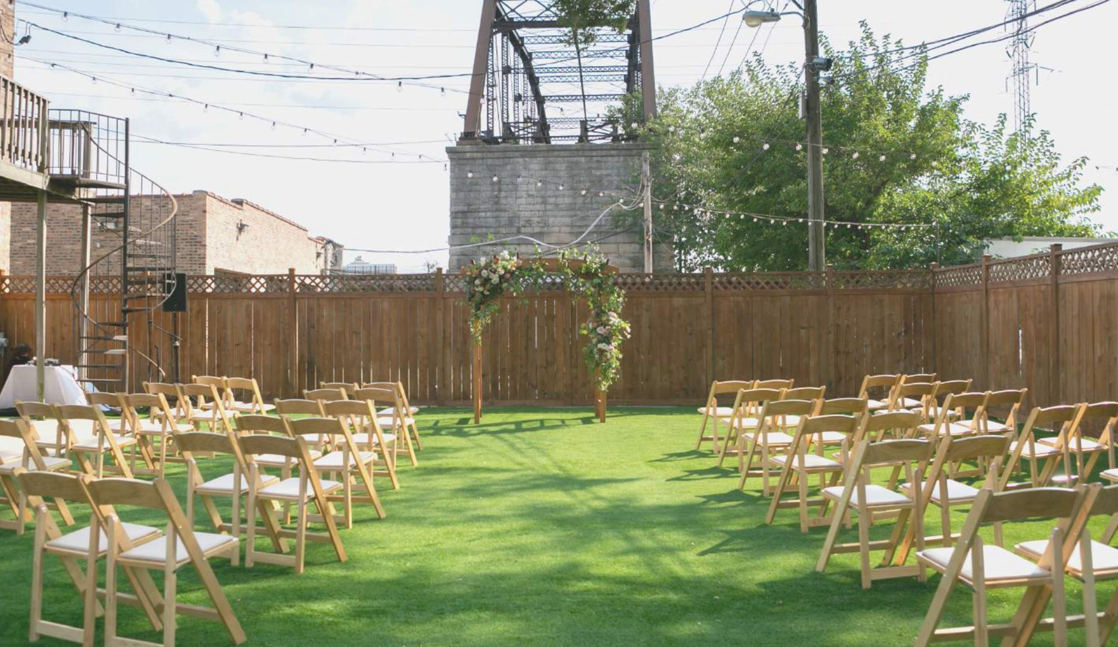 The Backyard, an event space at Bridge 410