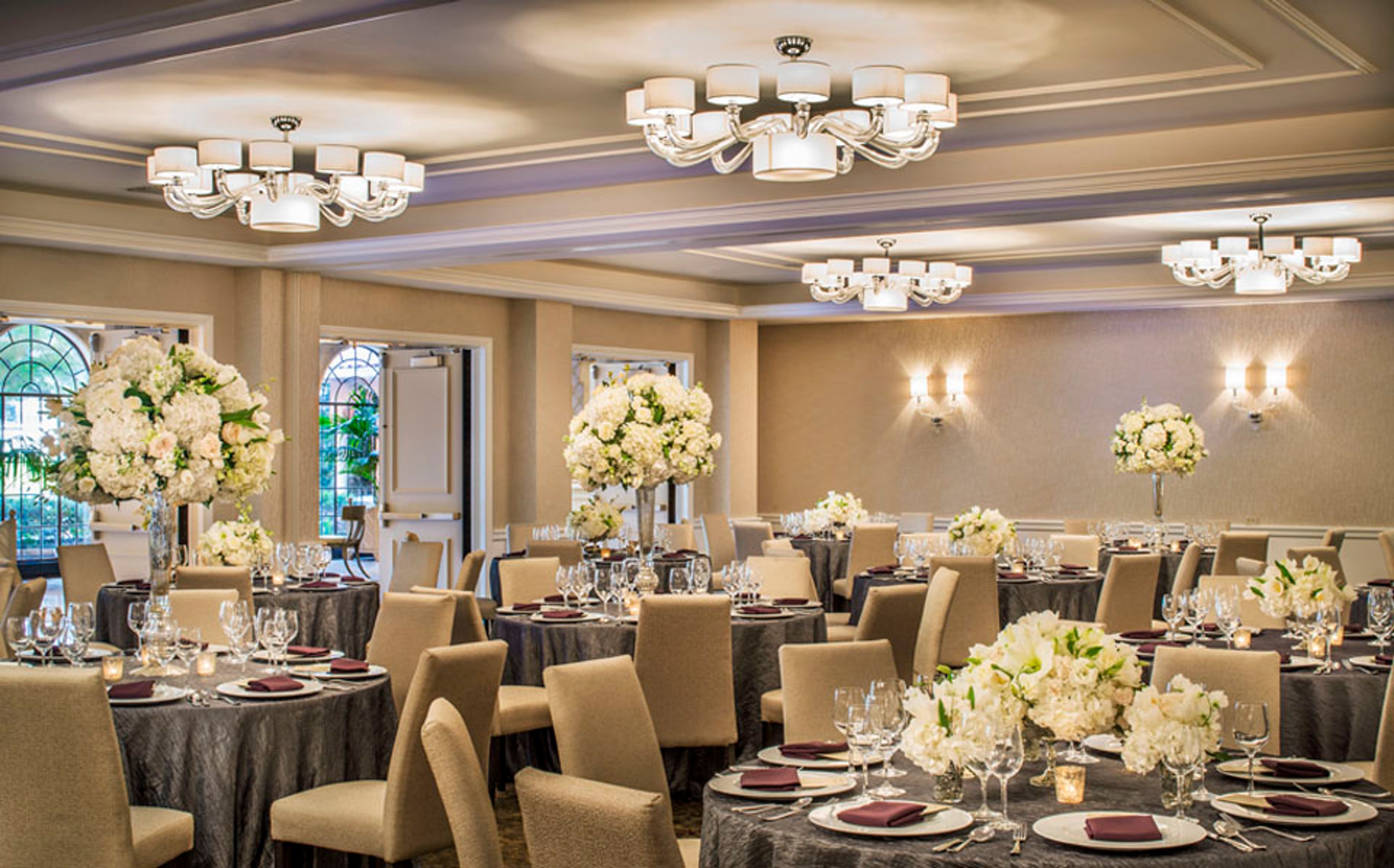 The Pavilion Ballroom, an event space at Rosewood Mansion on Turtle Creek