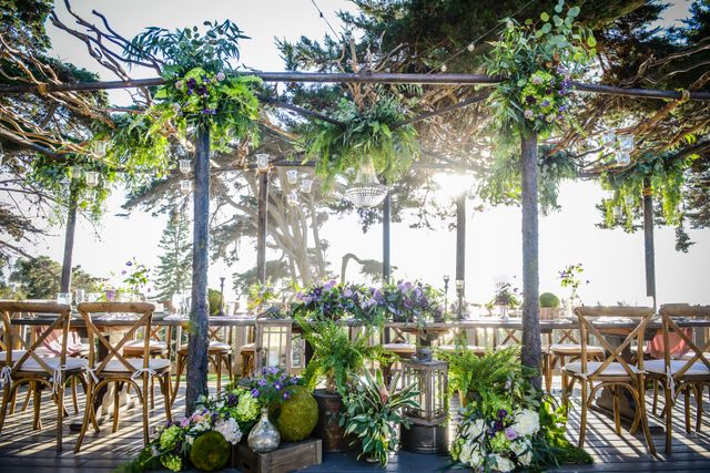 Featured photo from Mid Summer Night Forest Coastal Wedding