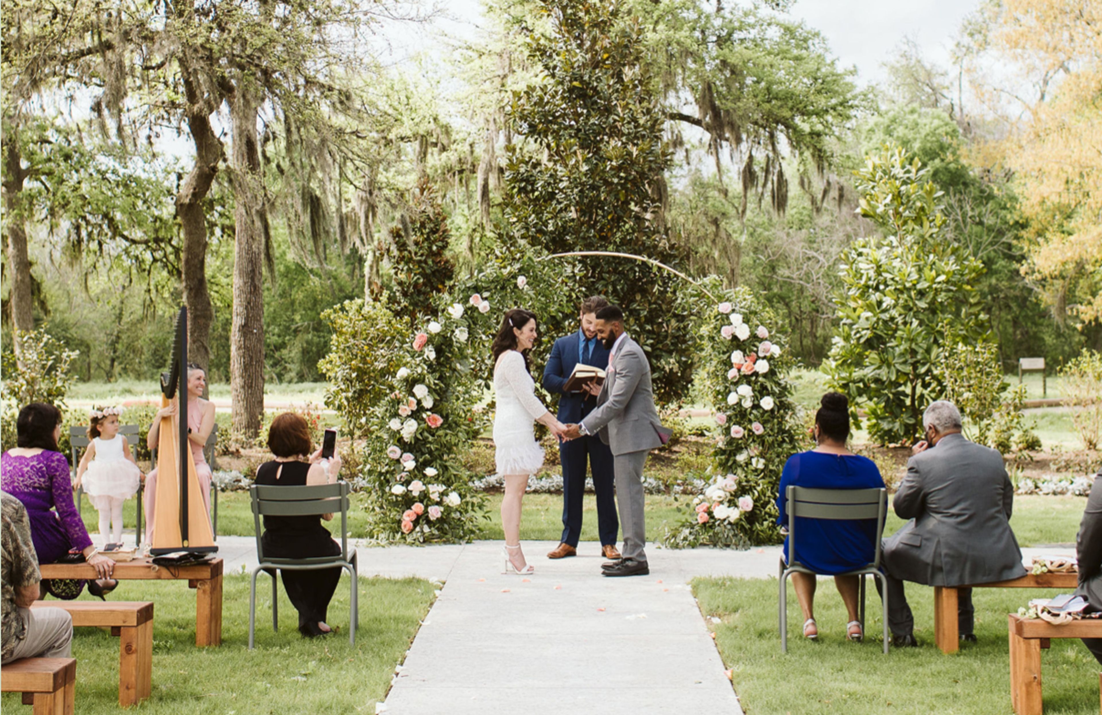 Woodland Glade, an event space at Houston Botanic Garden
