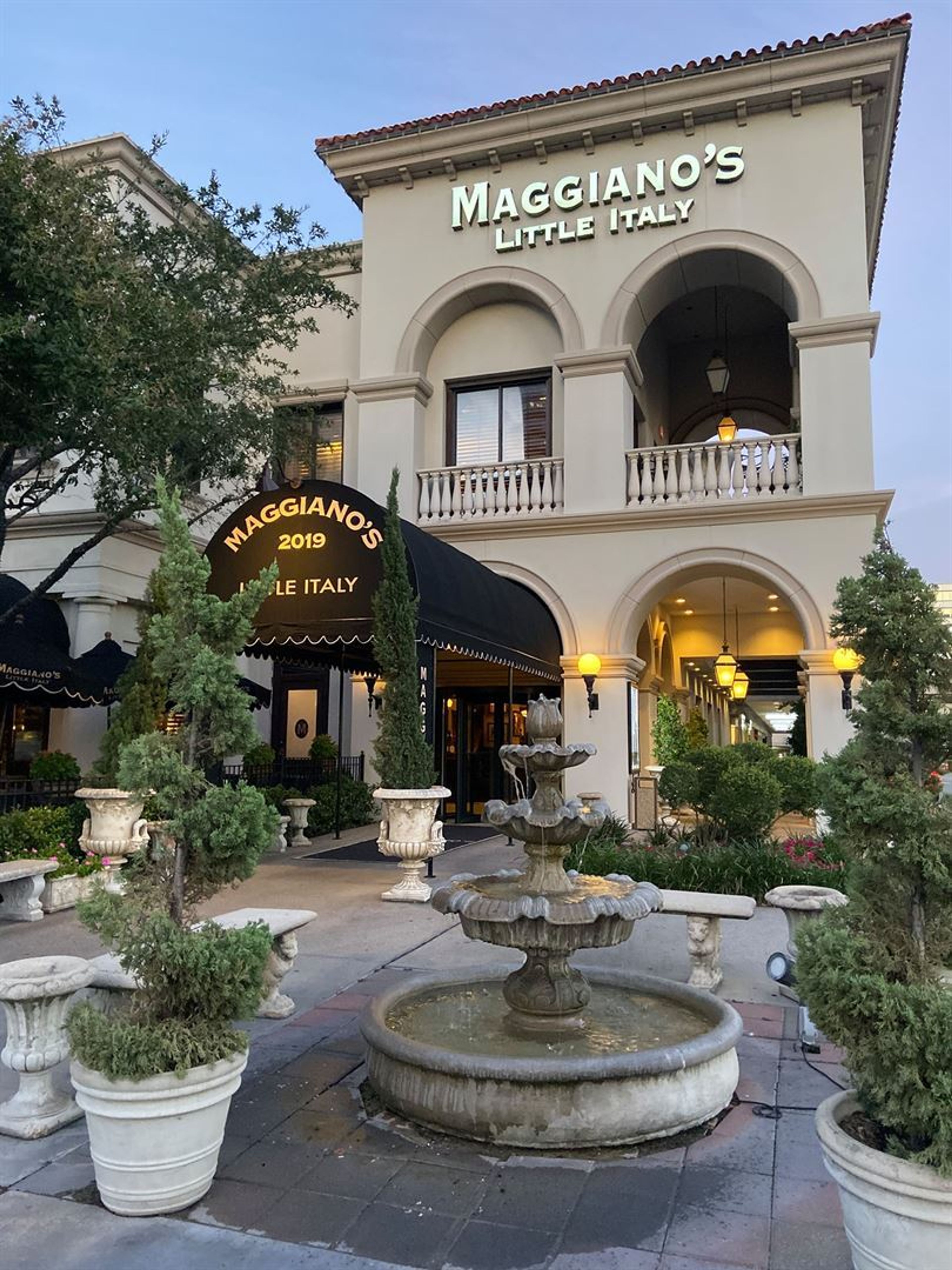 Terrace, an event space at Maggiano’s Little Italy Houston